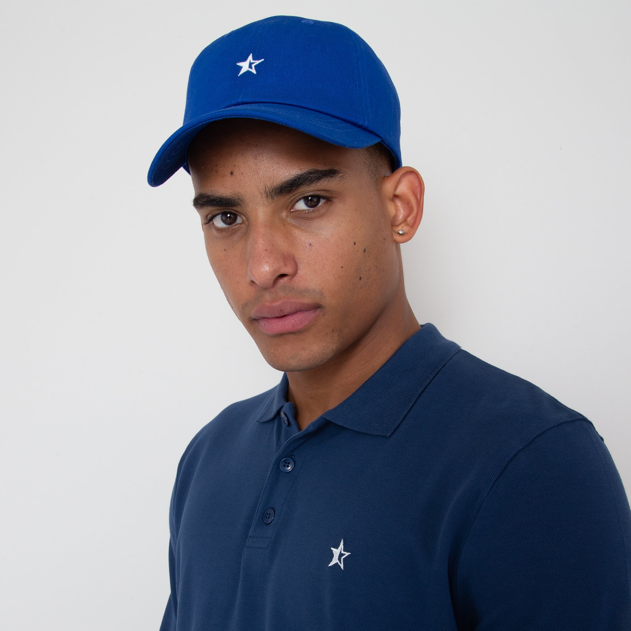 Sounder Golf | Sounder Golf | Hats | Star Cap - Marine and Off White | Hats & Caps