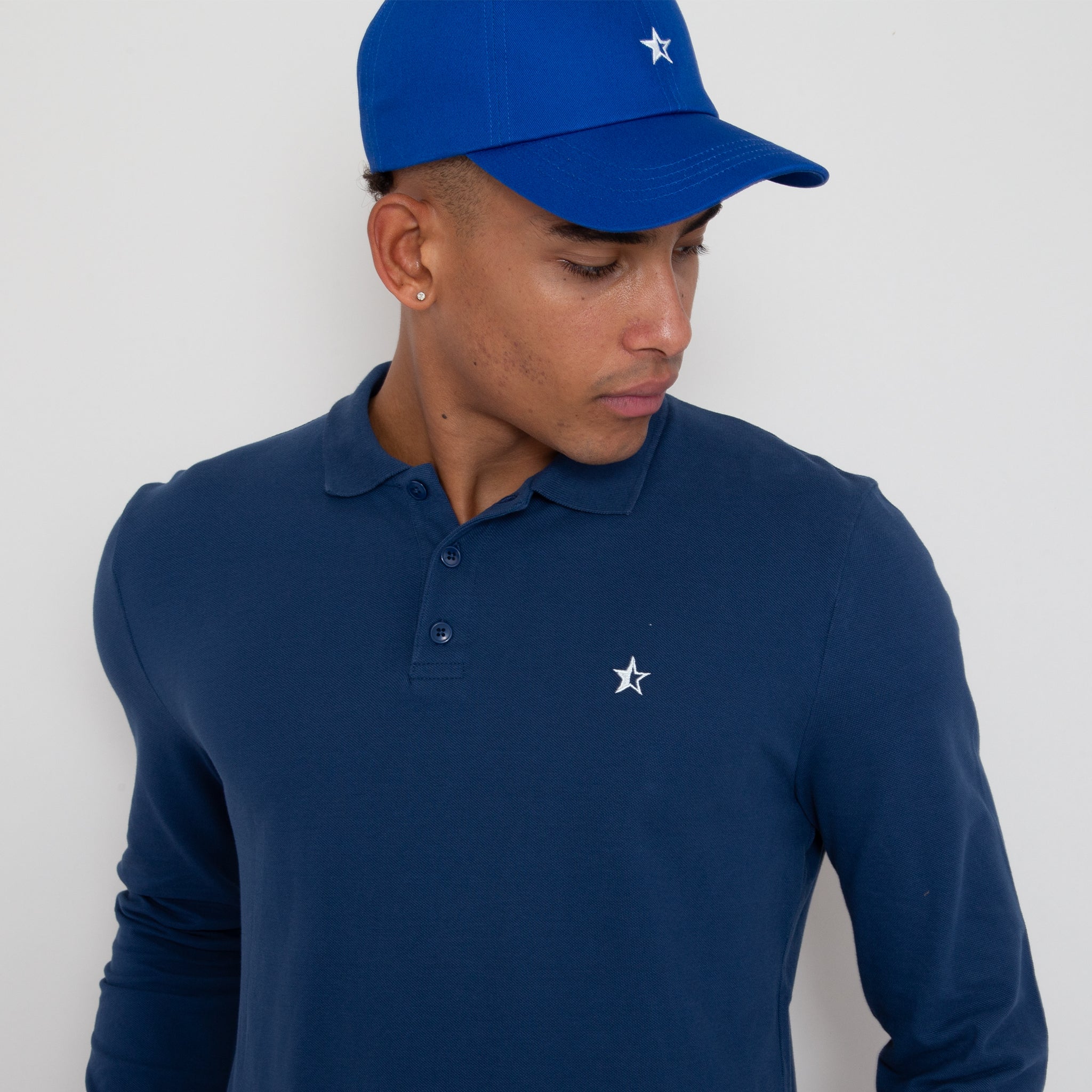 Sounder Golf | Sounder Golf | Hats | Star Cap - Marine and Off White | Hats & Caps