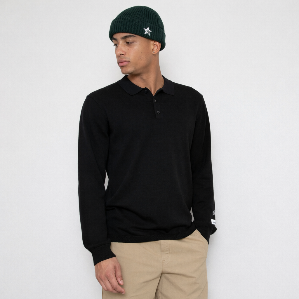 Luxe Star Beanie - Dark Green