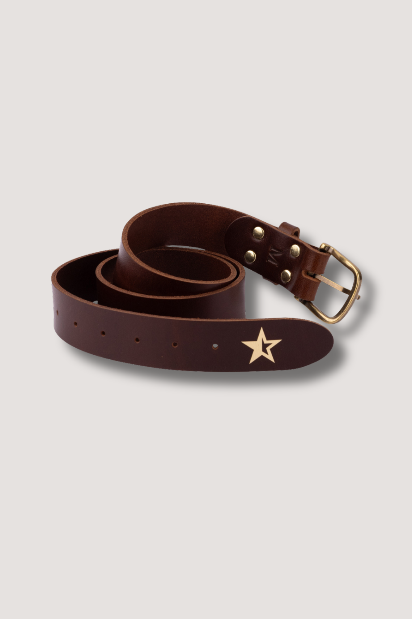 Leather belt