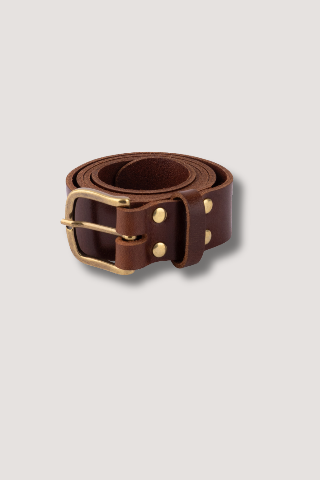 Leather belt