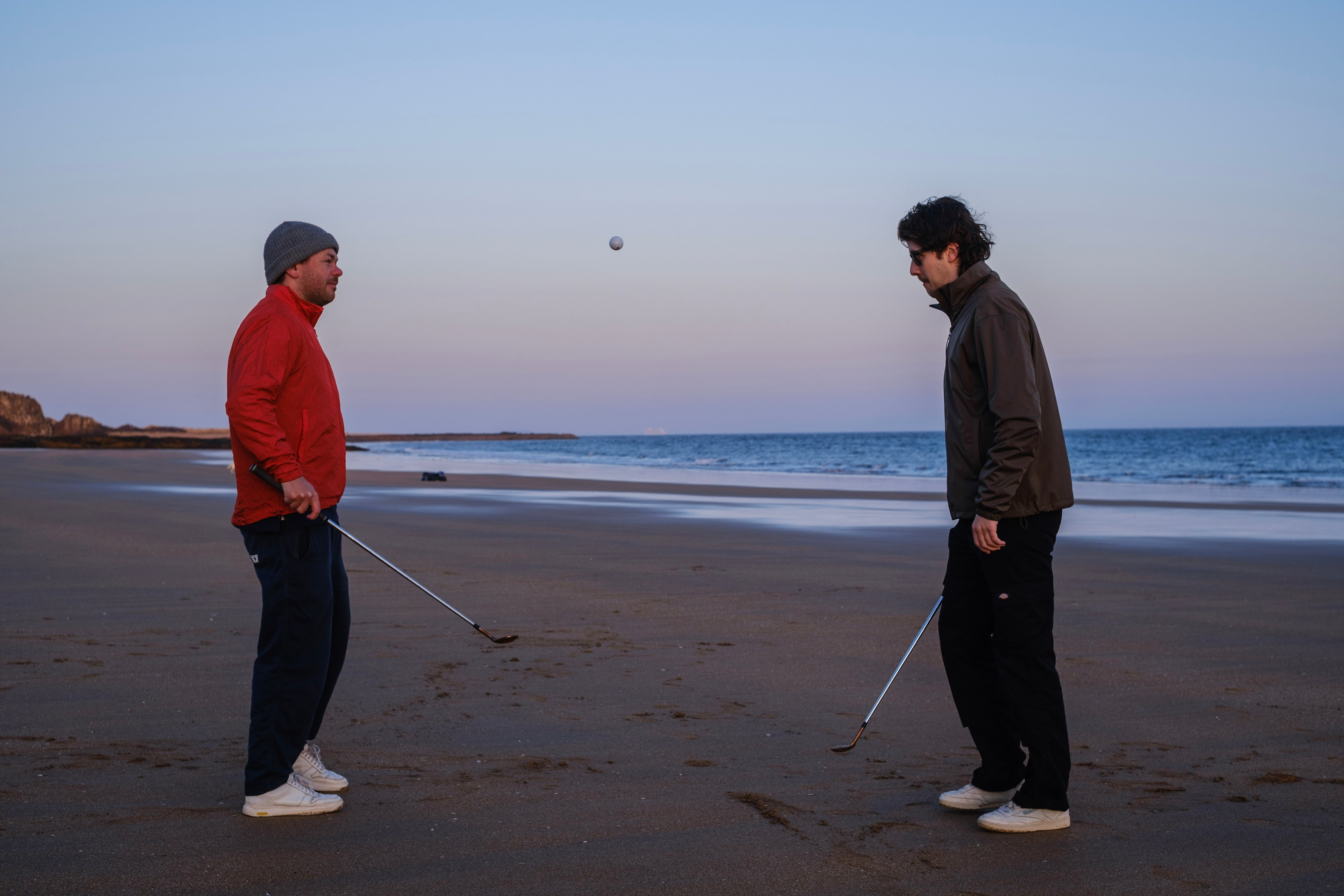 Sounder Golf | Clothing | Outerwear | Pac Mach Jacket - Lava Red