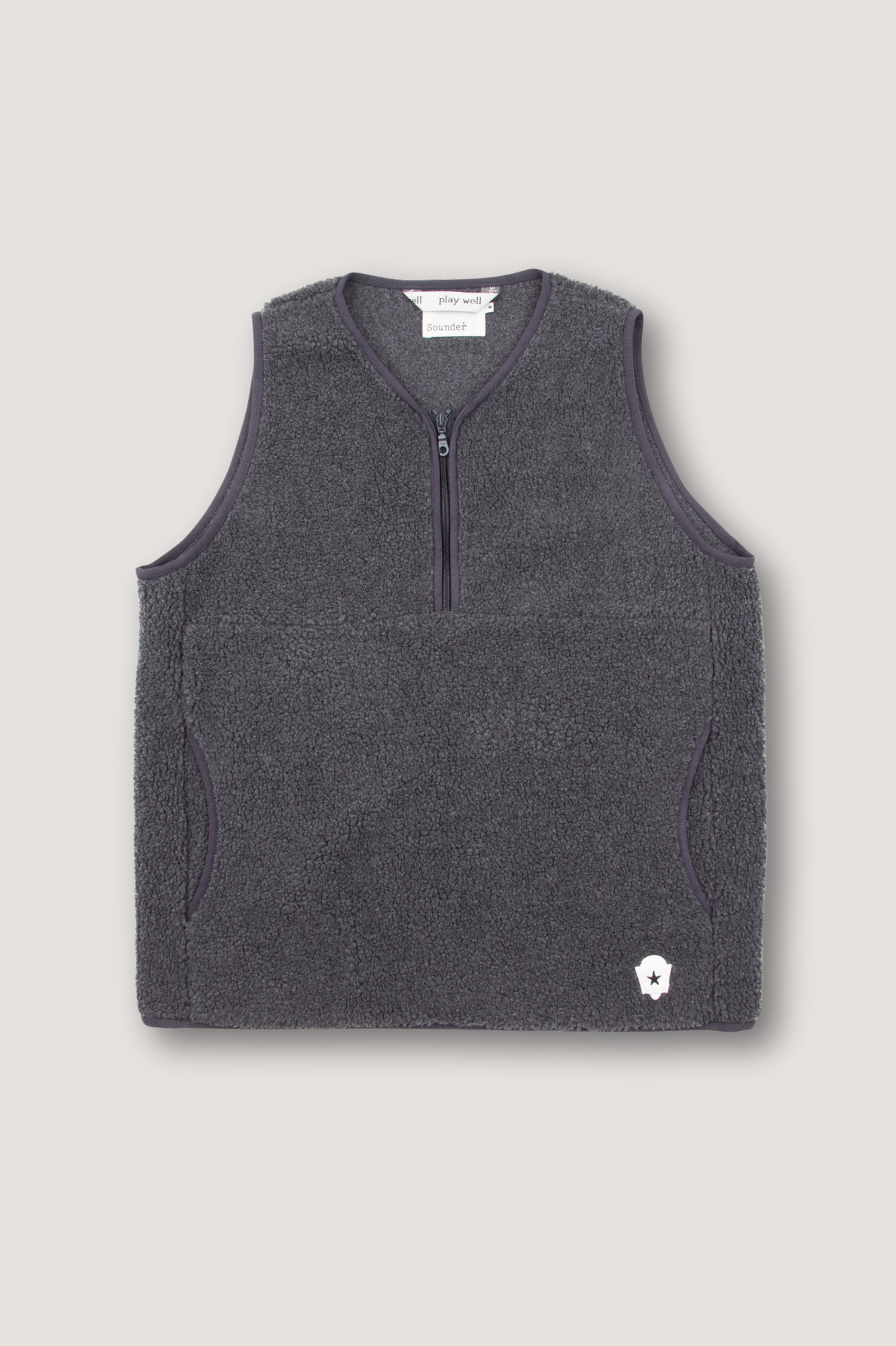 Himalayas Overhead Gilet - Charcoal