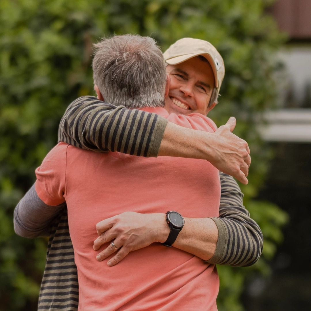 Fuzzy Long Sleeve Polo - Olive / Charcoal