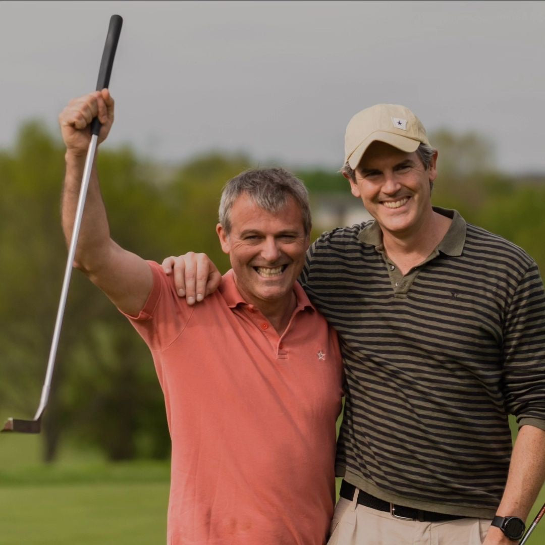 Fuzzy Long Sleeve Polo - Olive / Charcoal