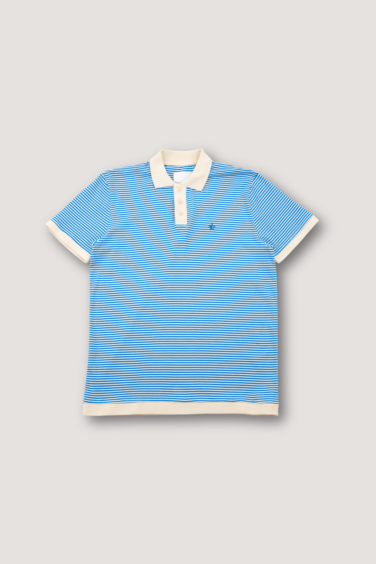 Play Well Polo - Royal Blue / Off White Stripe