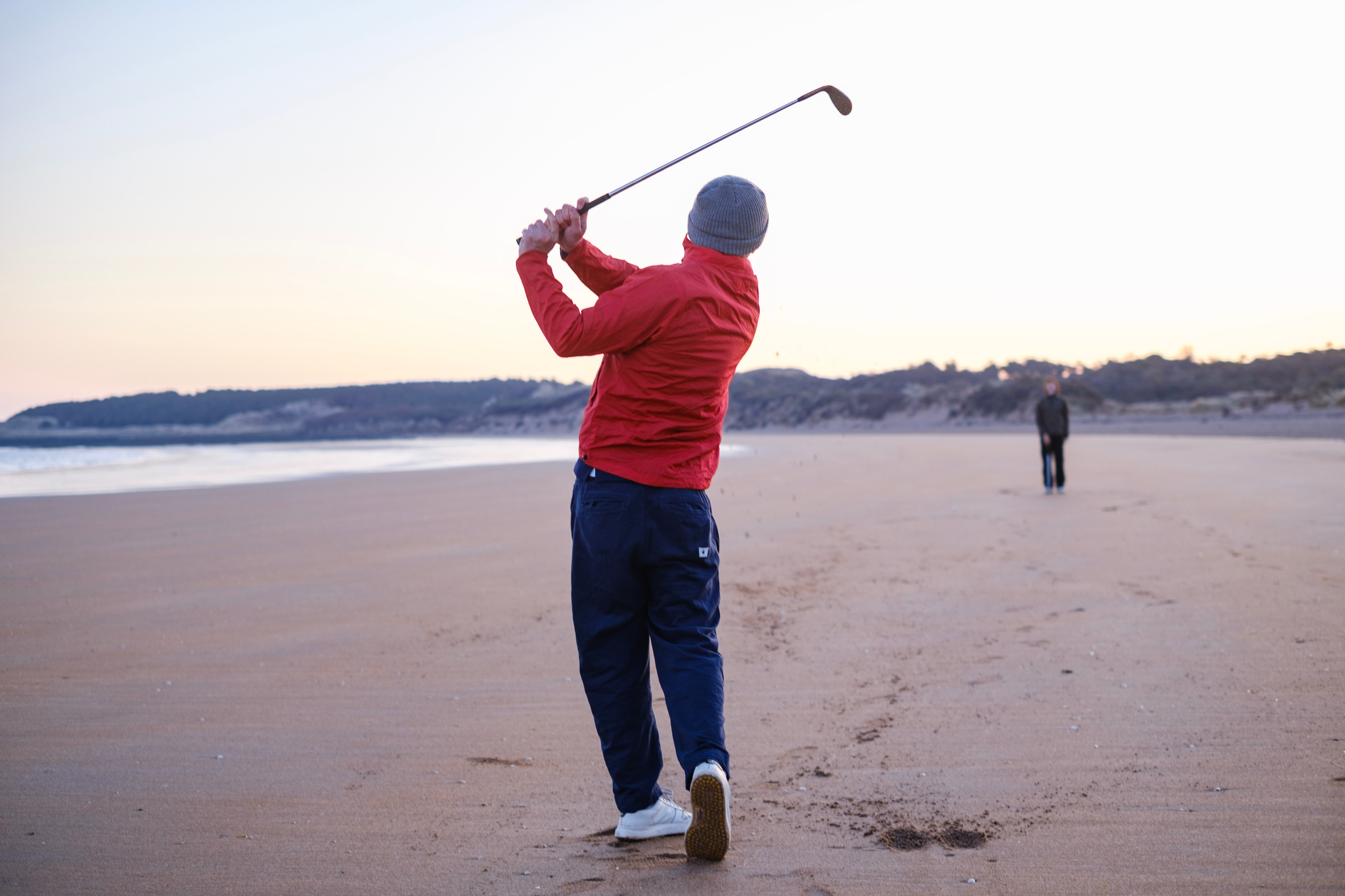 Sounder Golf | Sounder Golf | Clothing | Outerwear | Pac Mach Jacket - Lava Red Ripstop | Outerwear