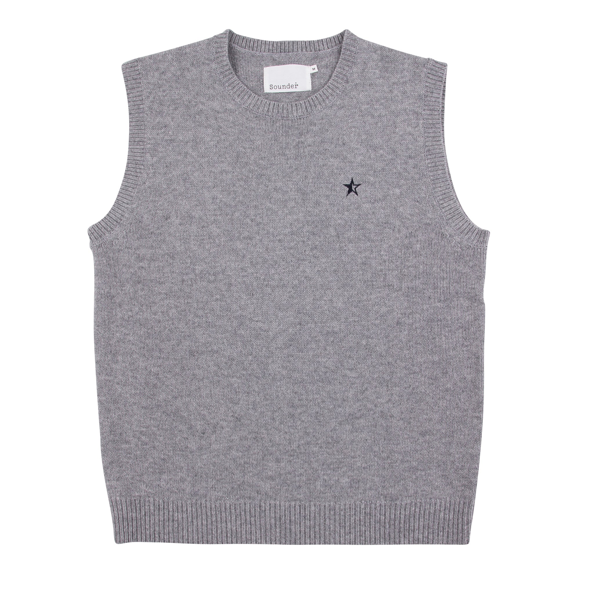 Sounder Golf | Sounder Golf | Clothing | Knits | Tank - Mid Grey Melange | Knits & Sweats