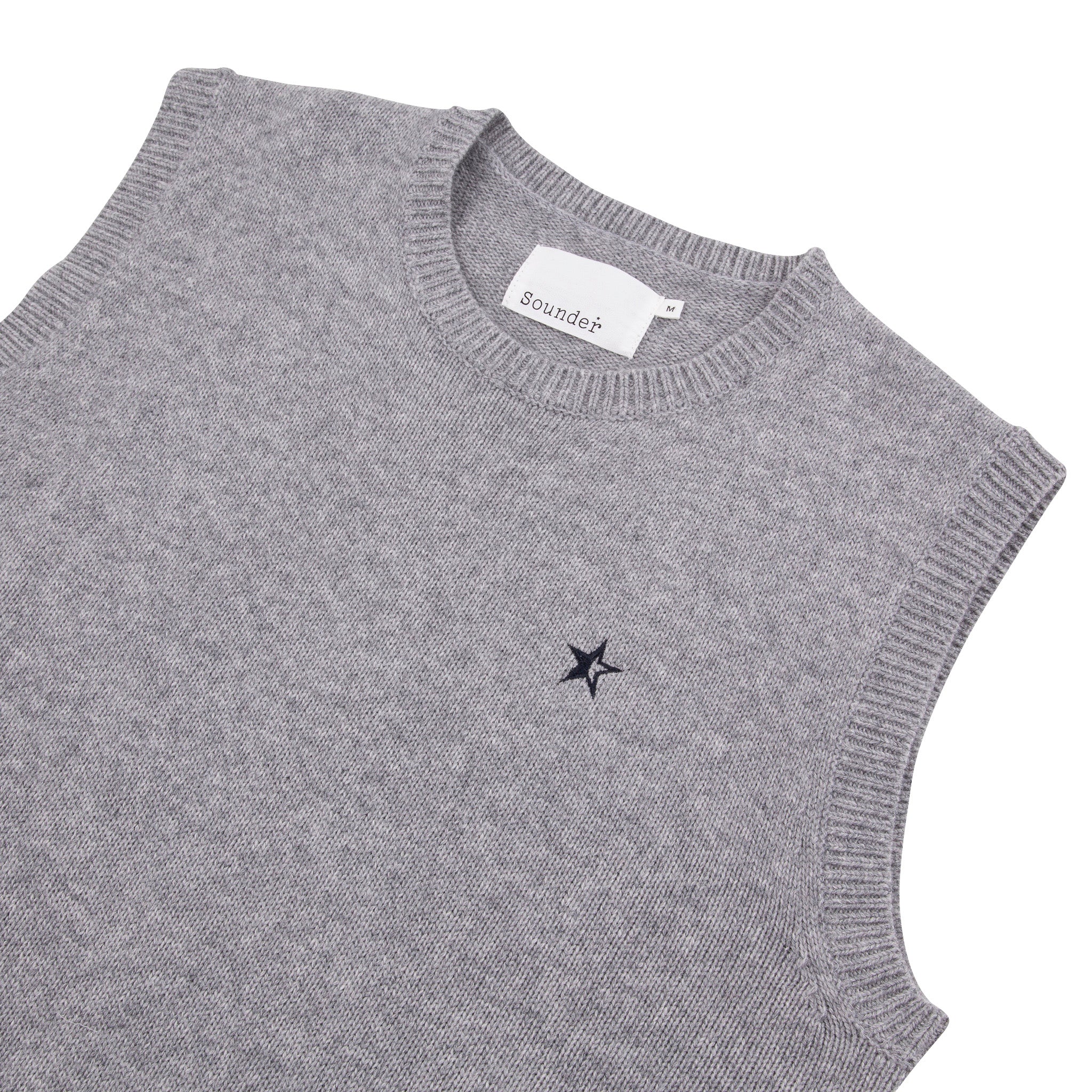 Sounder Golf | Sounder Golf | Clothing | Knits | Tank - Mid Grey Melange | Knits & Sweats