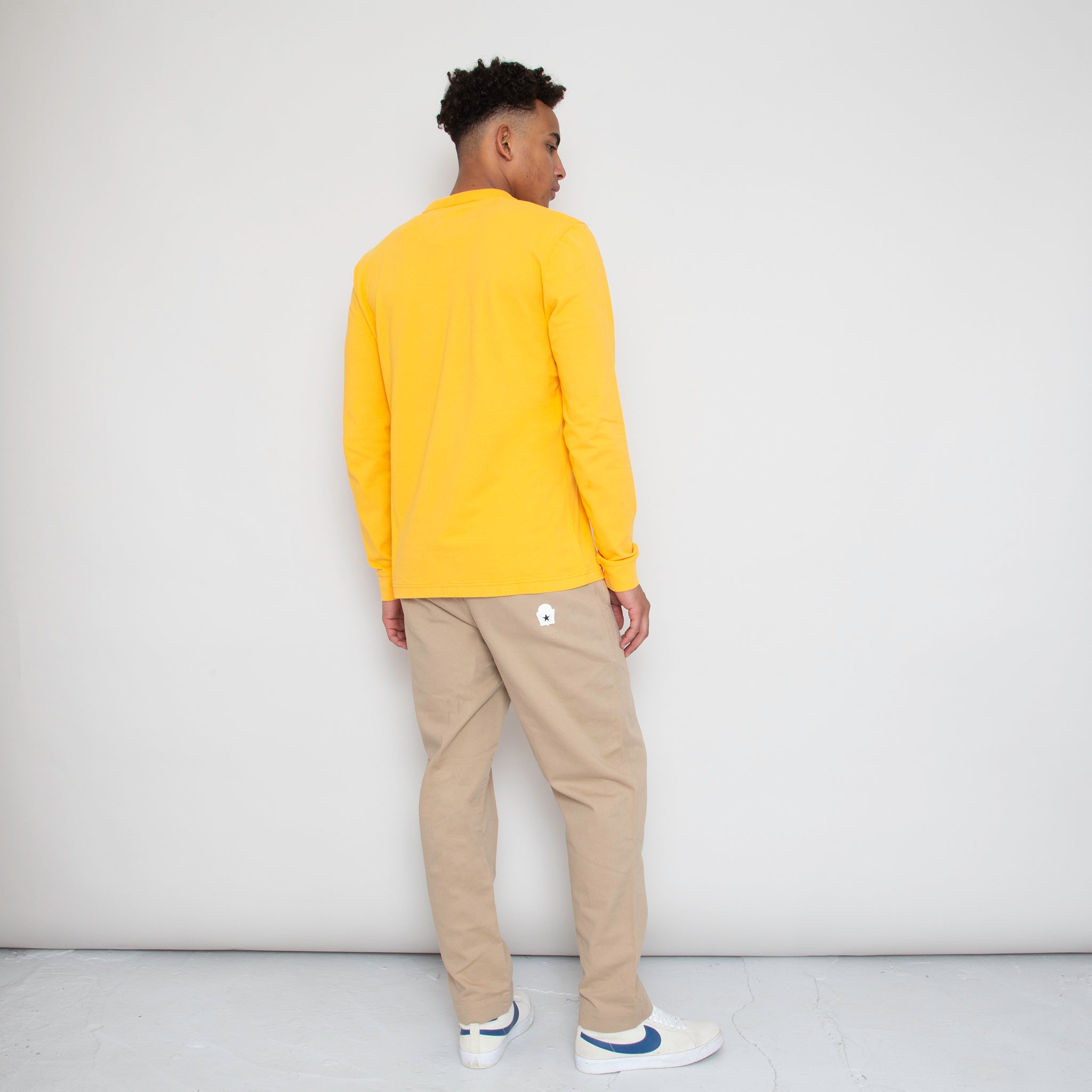 Sounder Golf | Sounder Golf | Clothing | Polos | Long Sleeve Play Well Polo - Sun Yellow | Polos