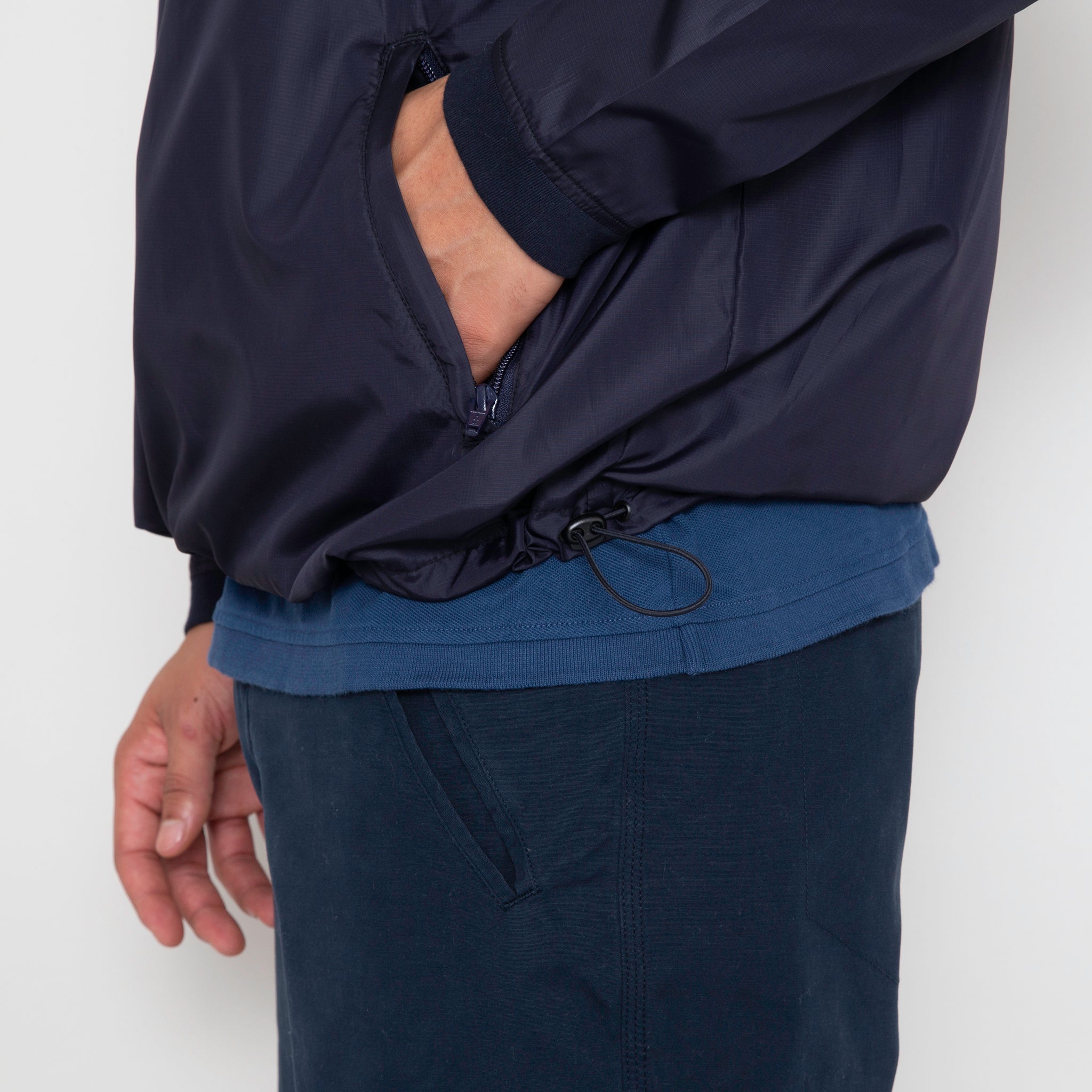 Sounder Golf | Sounder Golf | Clothing | Outerwear | Pac Mach Overhead - Deep Navy Ripstop | Outerwear