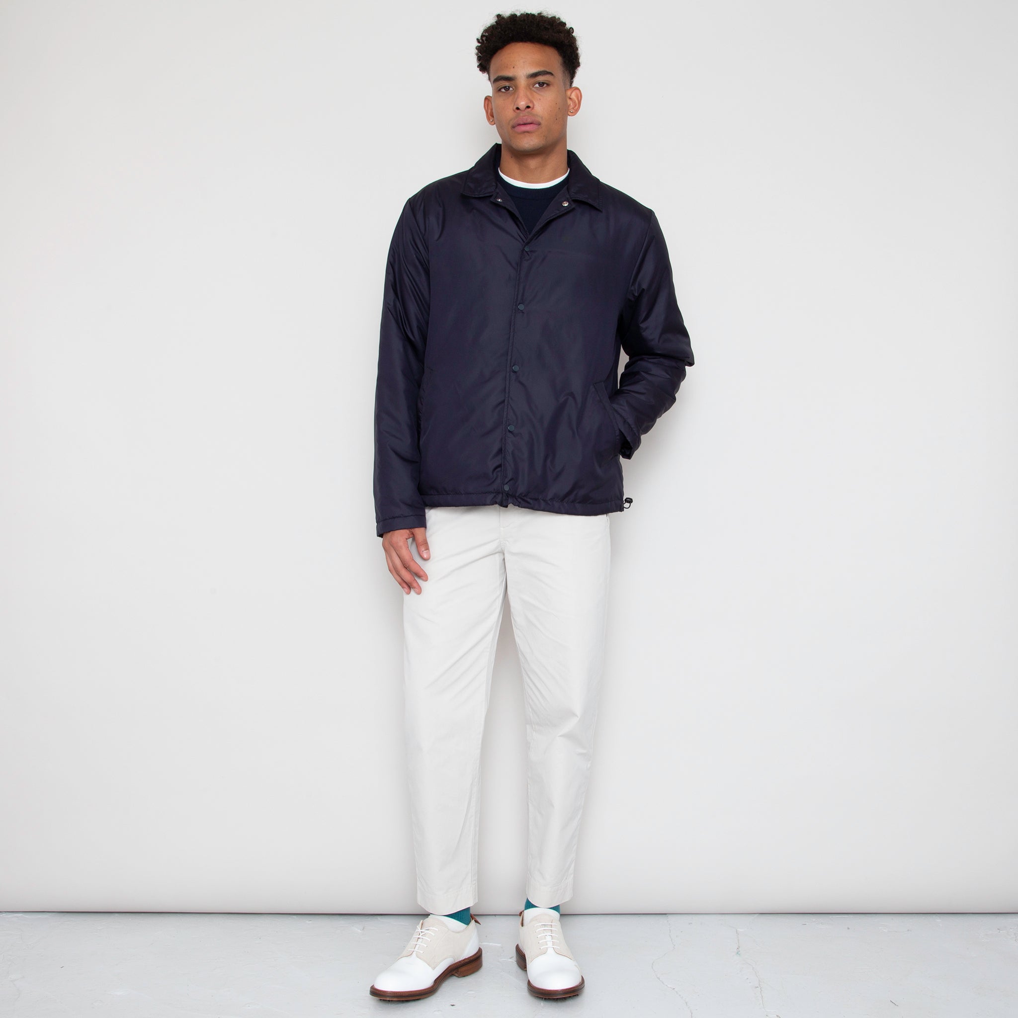 Sounder Golf | Sounder Golf | Clothing | Outerwear | Shivas Puff Jacket - Deep Navy Ripstop | Outerwear