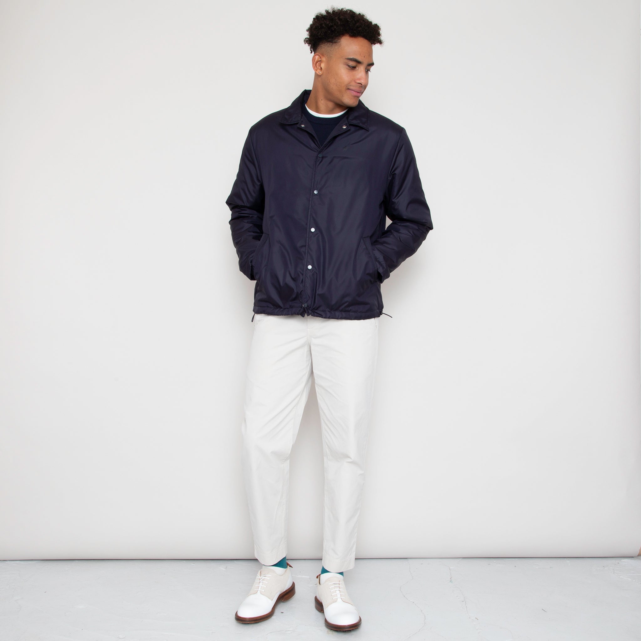 Sounder Golf | Sounder Golf | Clothing | Outerwear | Shivas Puff Jacket - Deep Navy Ripstop | Outerwear