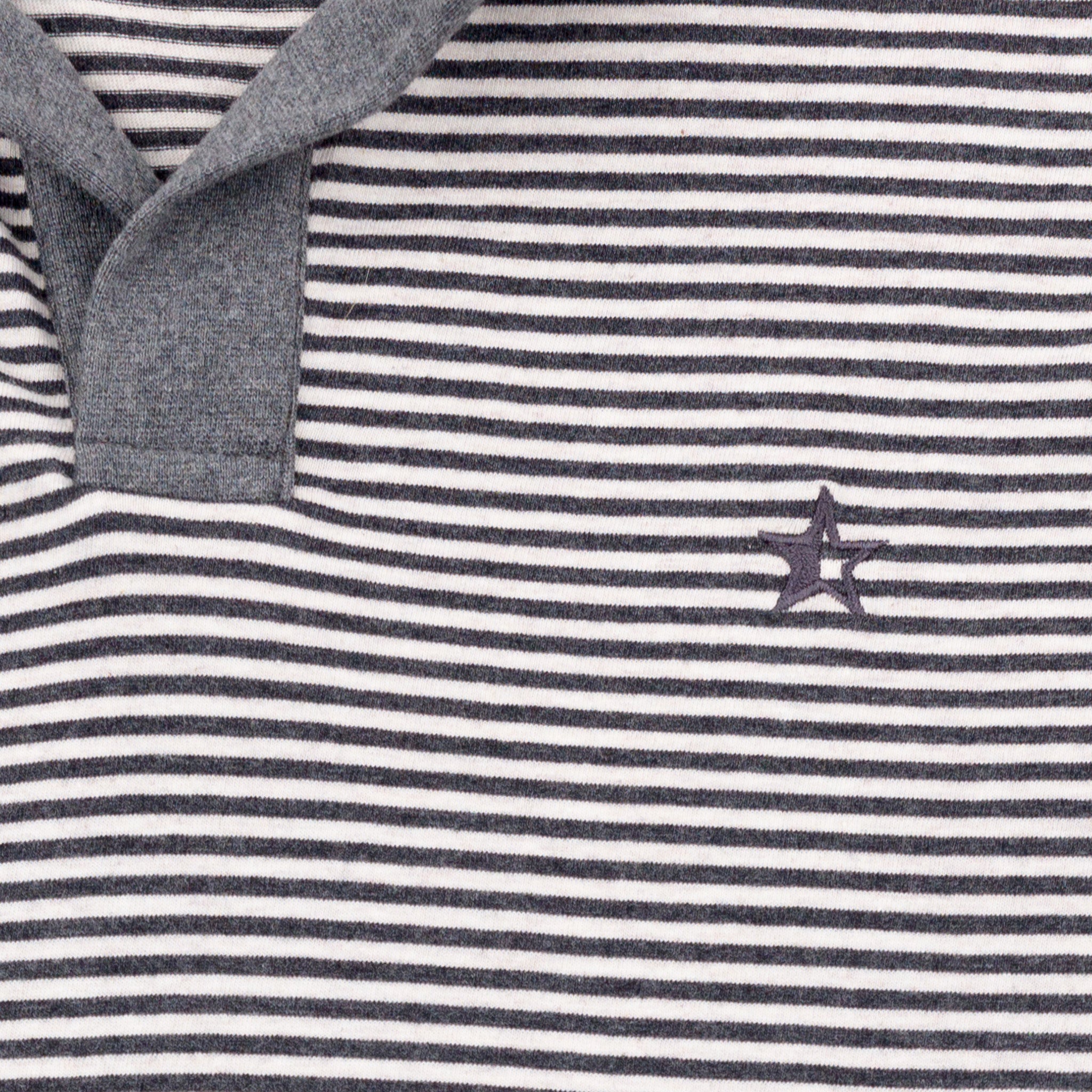 Sounder Golf | Sounder Golf | Clothing | Polos | Capri Collar Polo - Natural / Deep Navy | Polos