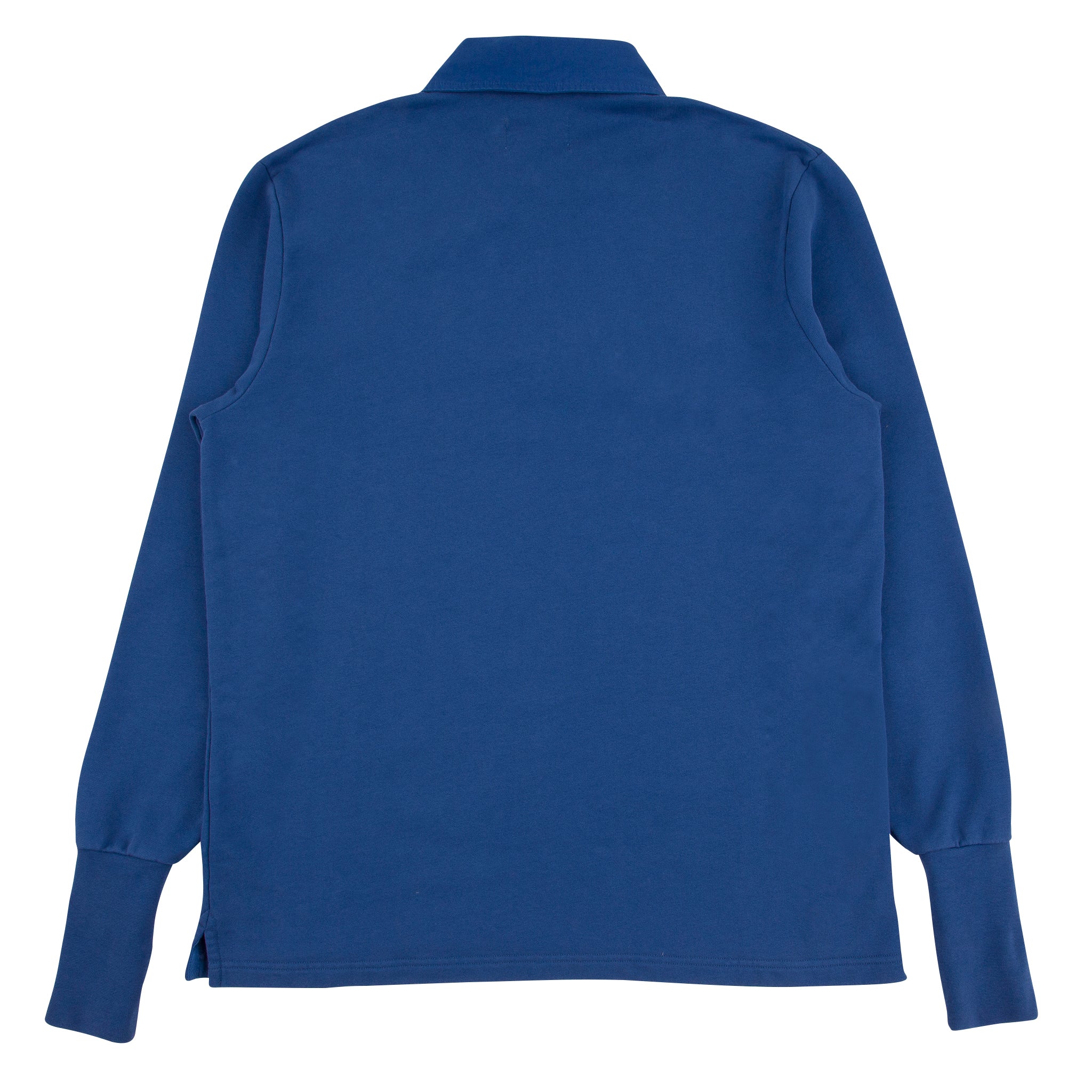 Big Mach Long Sleeve Polo Sweat - Sea Blue