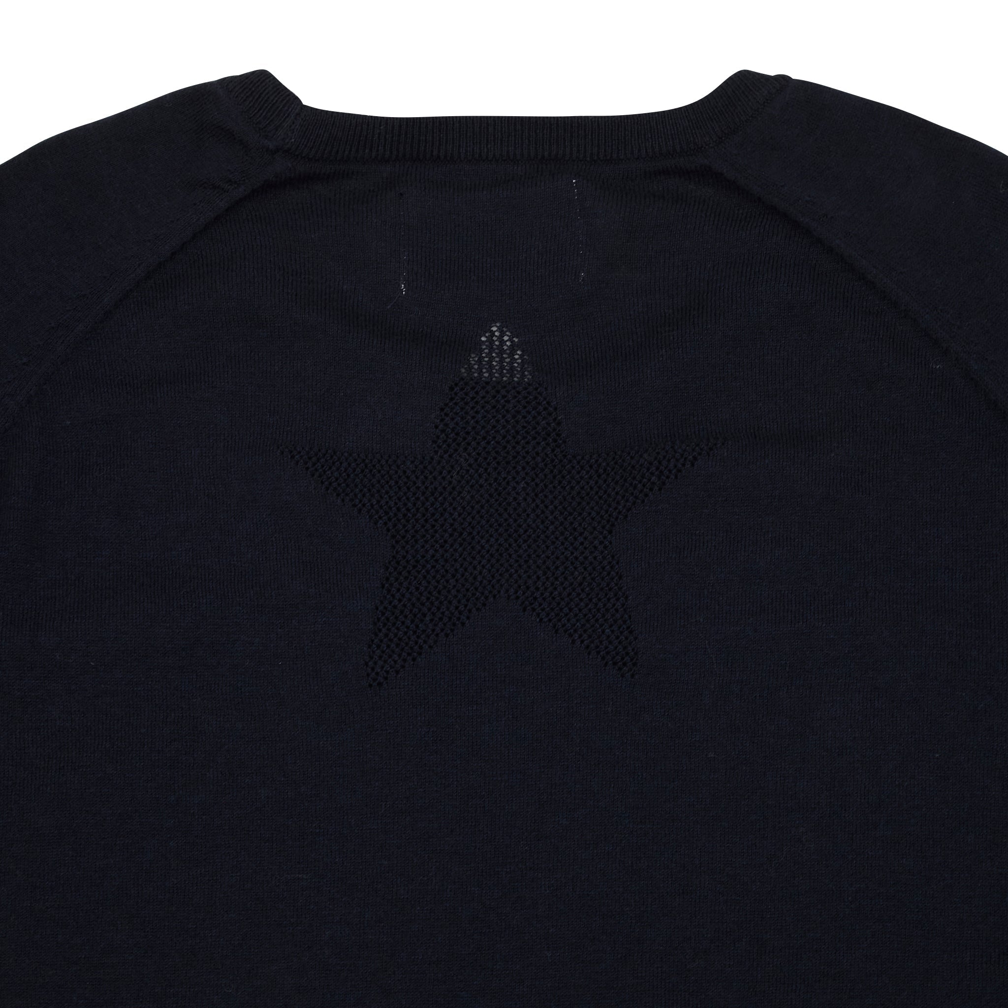 Sounder Golf | Sounder Golf | Clothing | Knits | Eden Knit with Pointelle Star - Deep Navy | Knits & Sweats