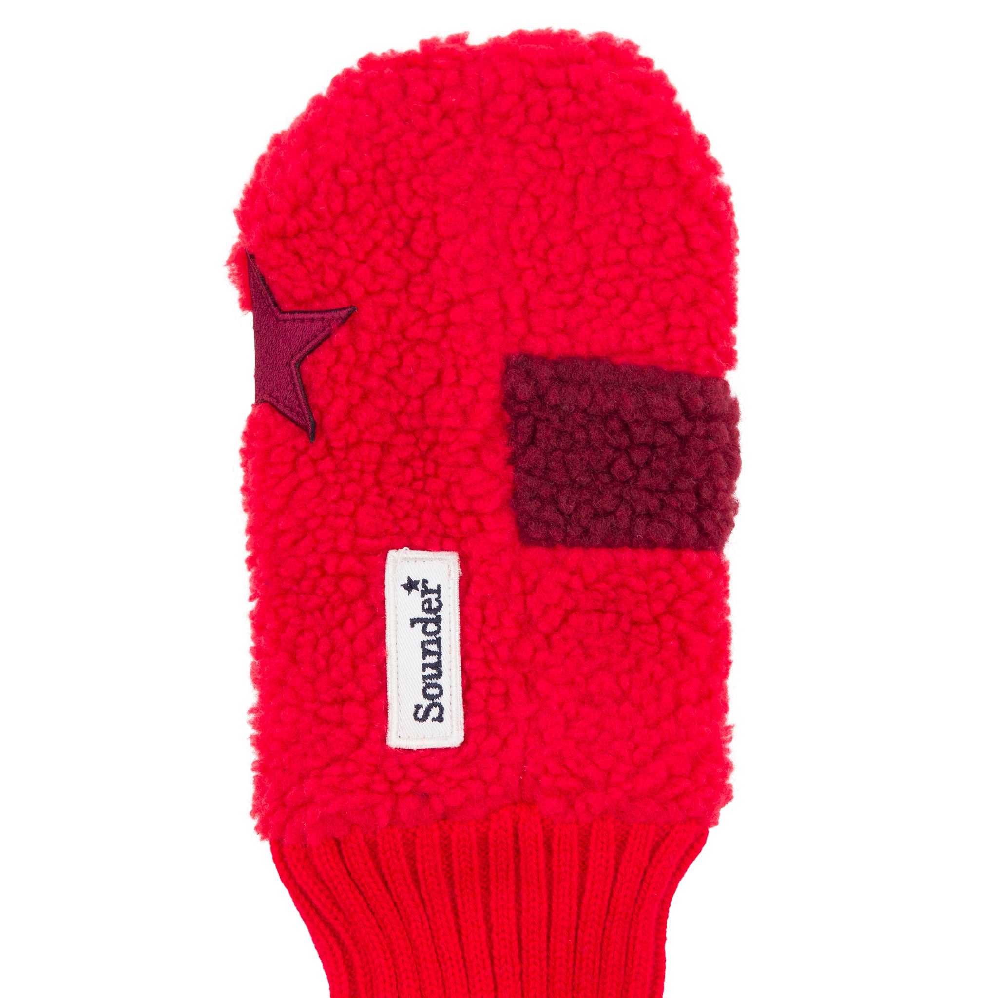 Sounder Golf | Sounder Golf | Golf Accessories | Driver Headcover - Red / Burgundy Star | Golf Essentials