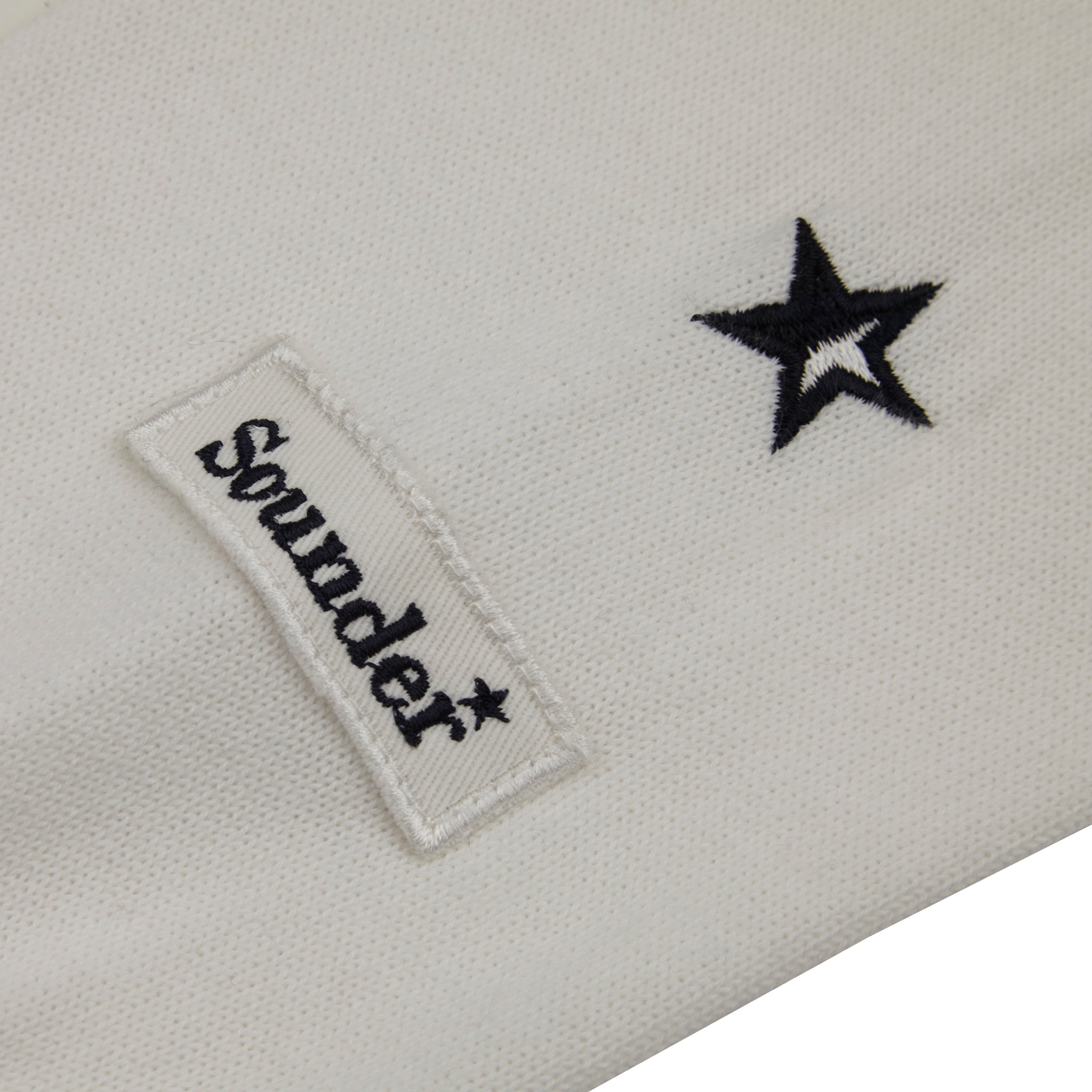 Sounder Golf | Sounder Golf | Knits | Fine Cut Half Zip - Off White | Knits & Sweats