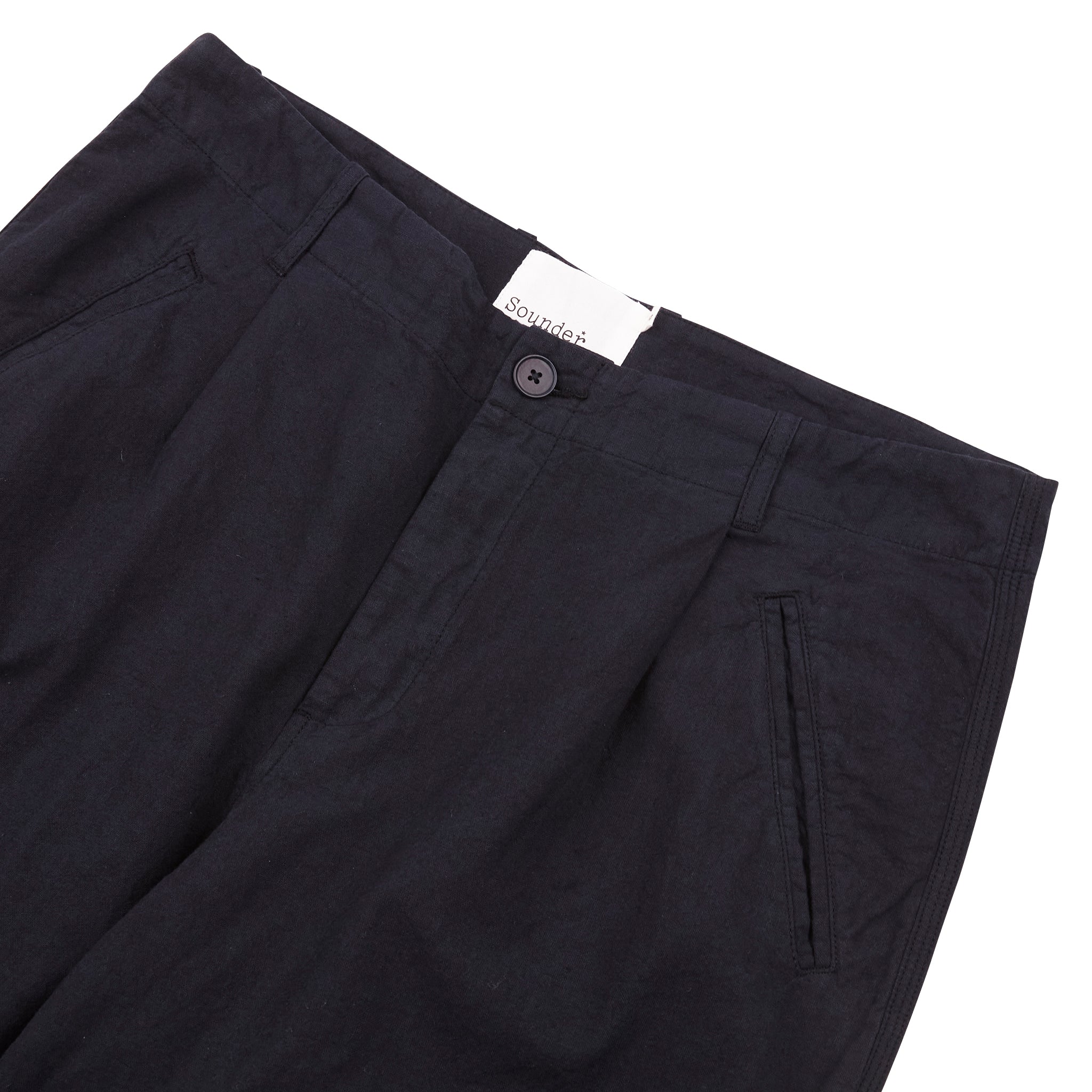 Sounder Golf | Sounder Golf | Clothing | Trousers | Good Walk Chino - Navy Linen Cotton | Trousers & Shorts