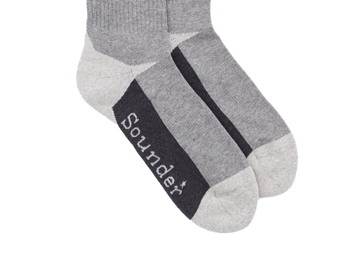 Sounder Golf | Sounder Golf | Clothing | Socks | Long Marl Sock - Charcoal | Socks