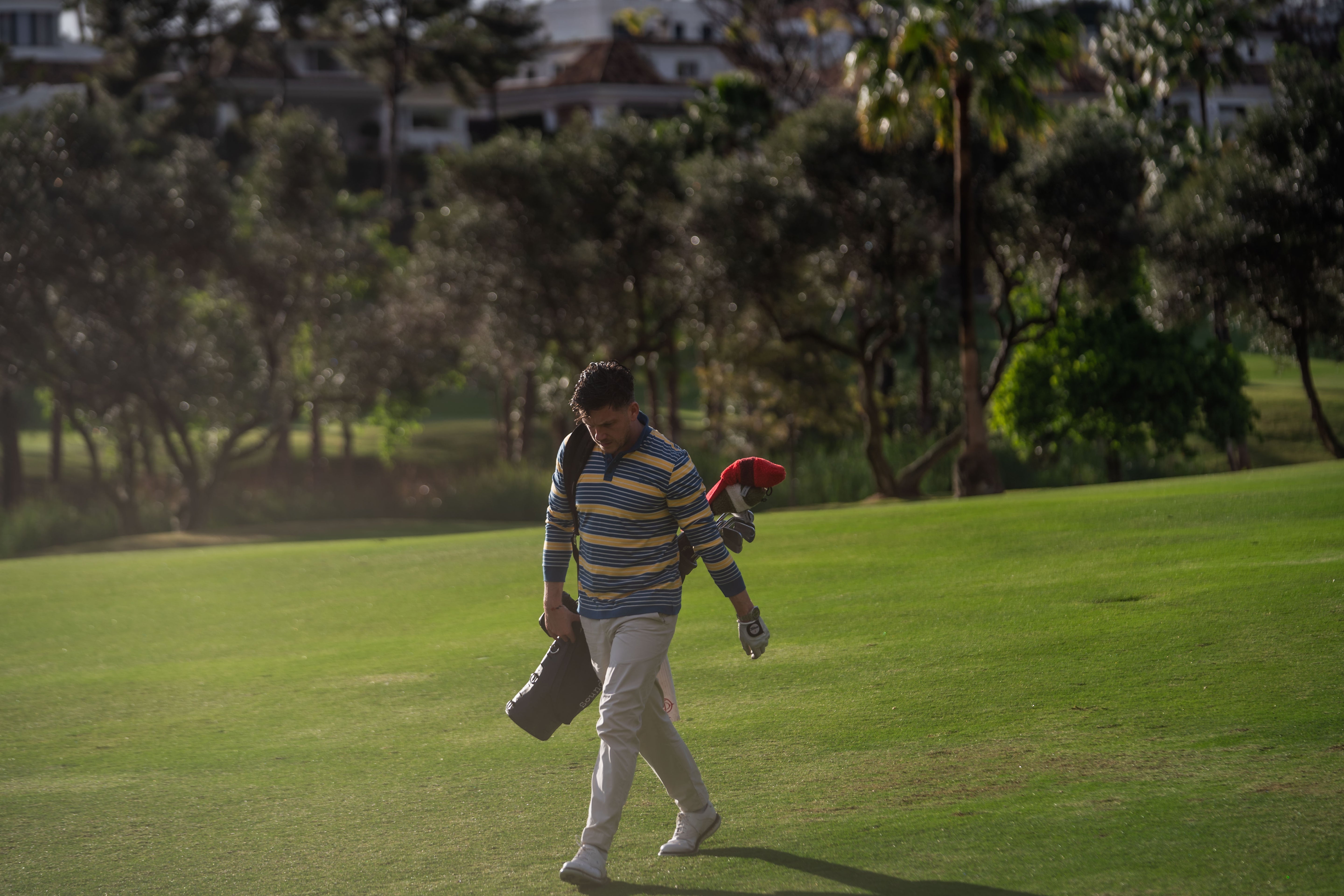 Monterey Long Sleeve Polo - Petrol Blue / Sun Yellow