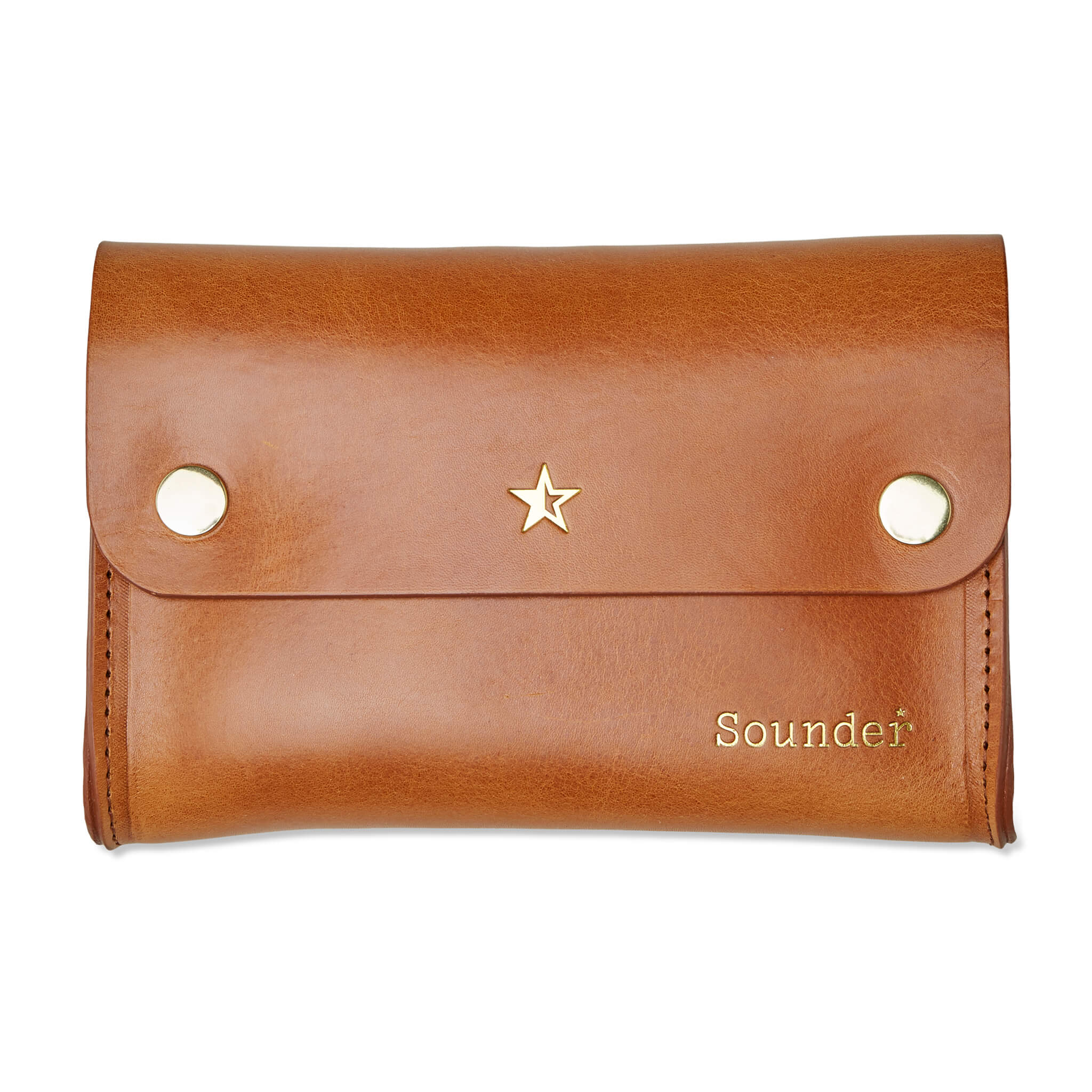 Sounder Golf | Sounder Golf | Accessories | Leather | Tidy Leather Pouch - Warm Tan | Leather