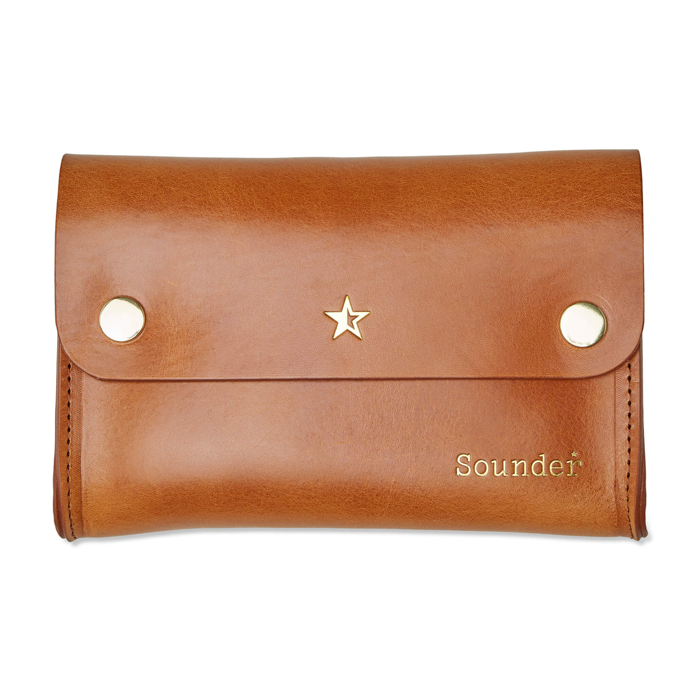 Tidy Leather Pouch - Warm Tan