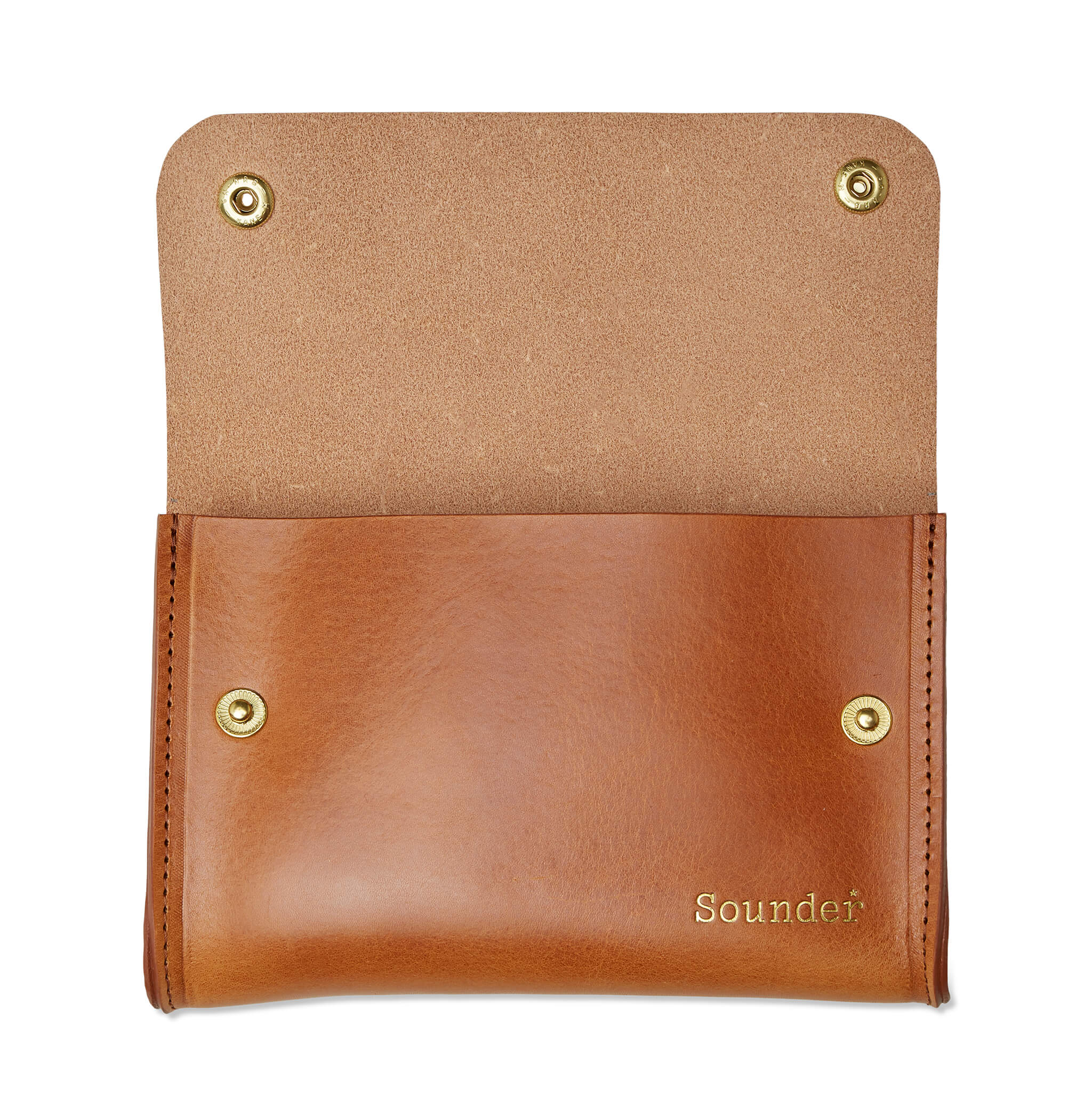 Sounder Golf | Sounder Golf | Accessories | Leather | Tidy Leather Pouch - Warm Tan | Leather