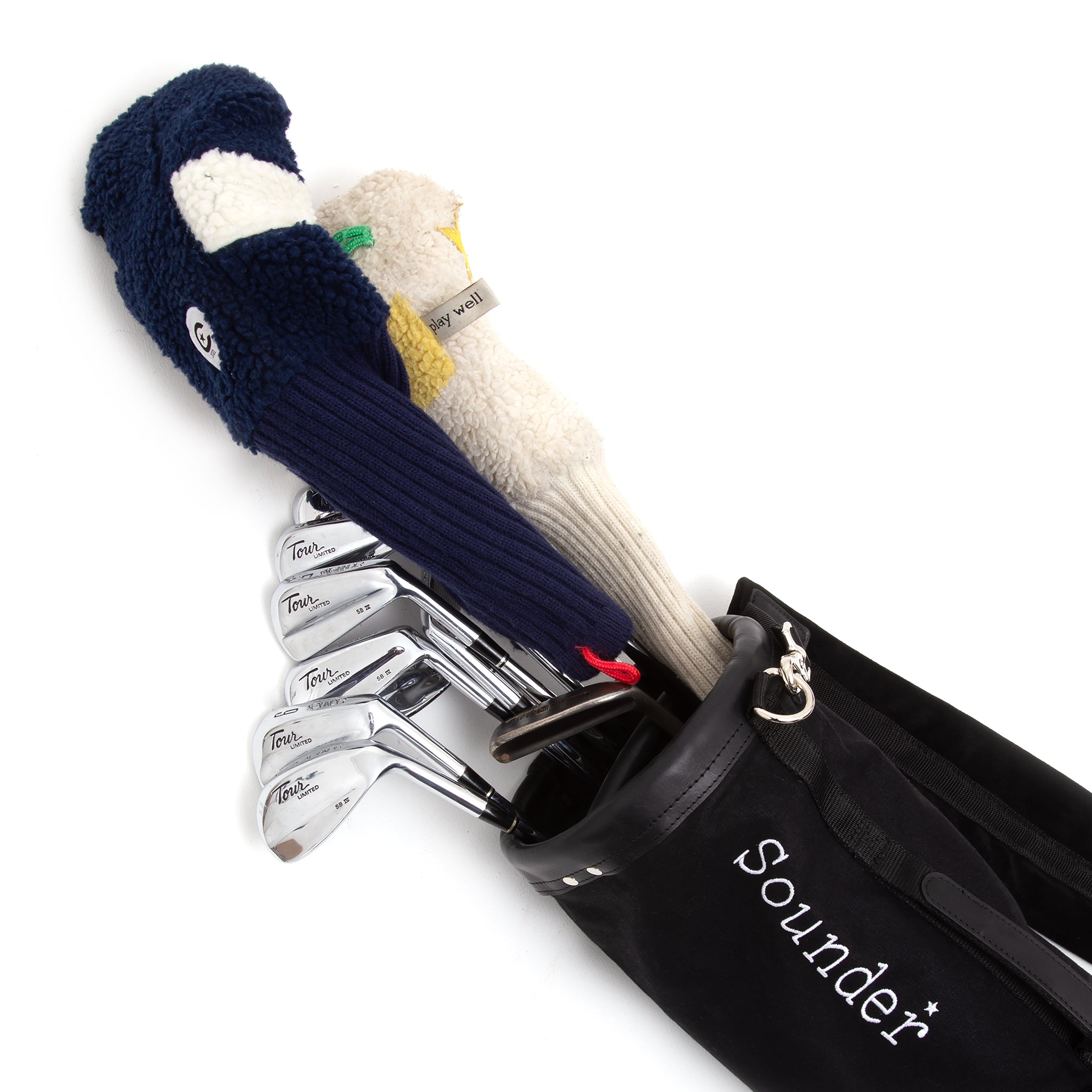 Sounder Golf | Sounder Golf | Golf Bags | The Sounder Golf Bag - Black / Black | Bag