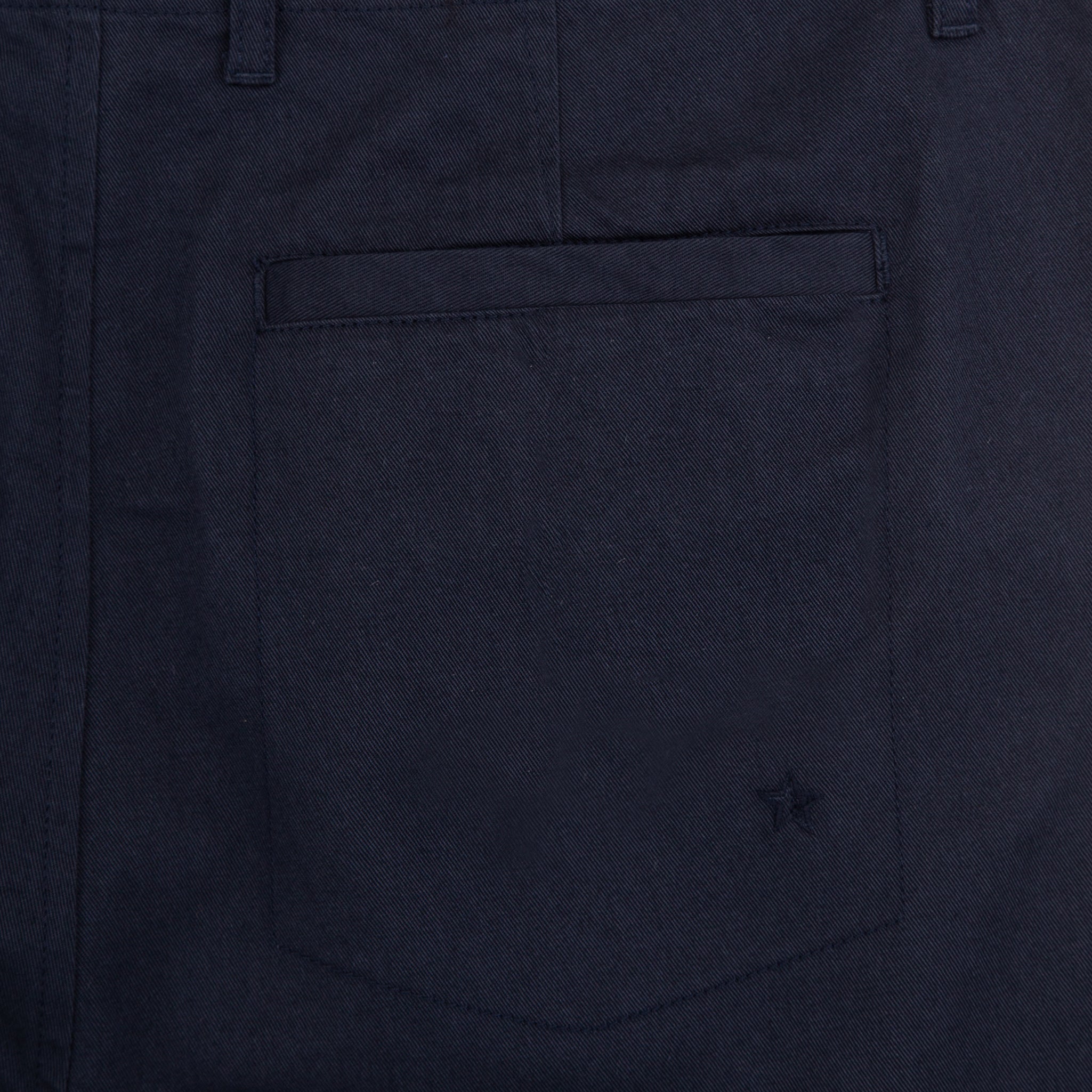 Sounder Golf | Sounder Golf | Clothing | Trousers | Good Walk Chino - Navy Cotton Twill with Navy Star Embroidery | Trousers & Shorts