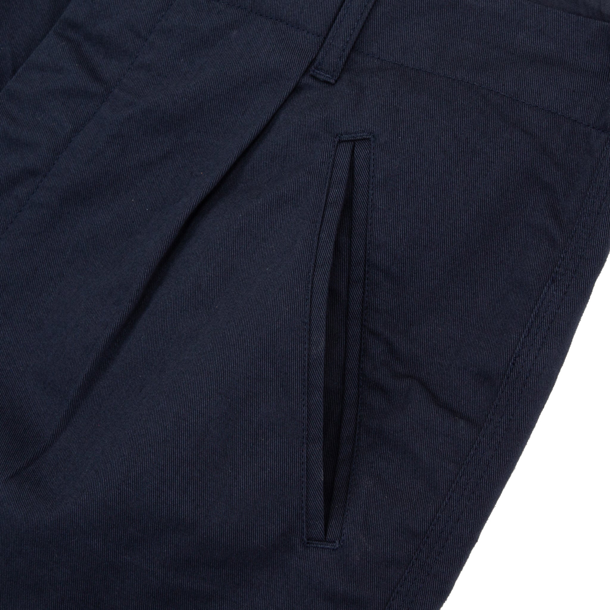 Sounder Golf | Sounder Golf | Clothing | Trousers | Good Walk Chino - Navy Cotton Twill with Navy Star Embroidery | Trousers & Shorts