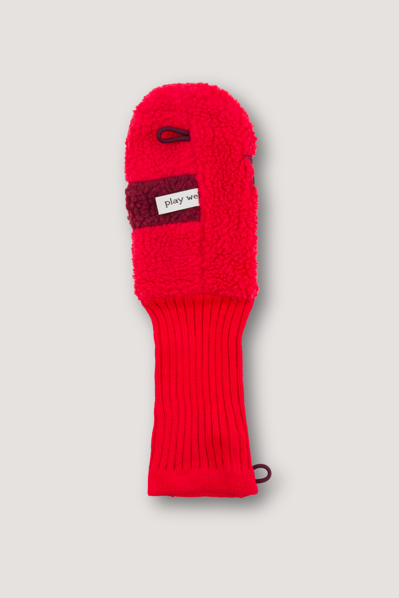 Driver Headcover - Red / Burgundy Star