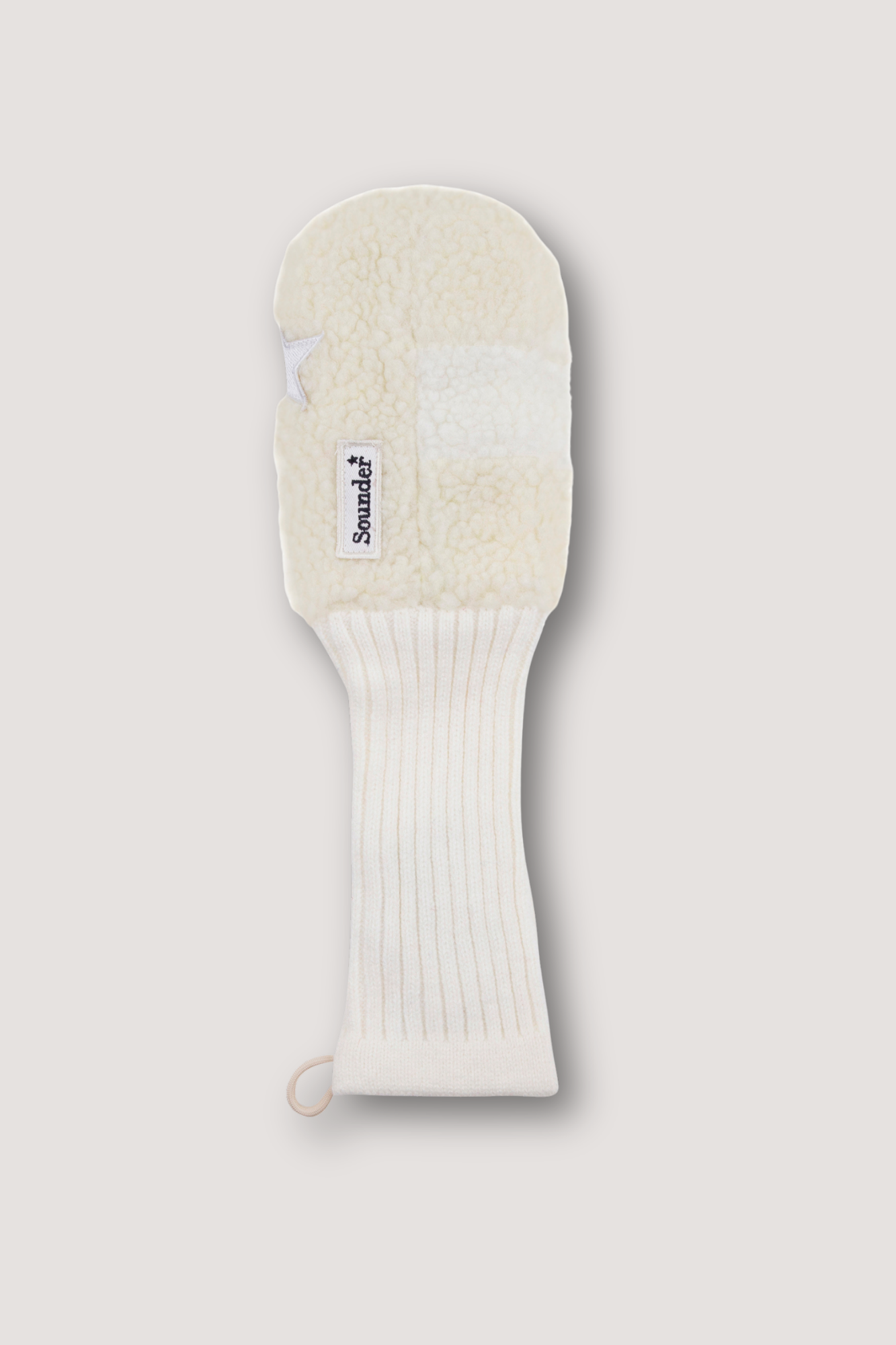 Driver Headcover - Cream / Off White Star
