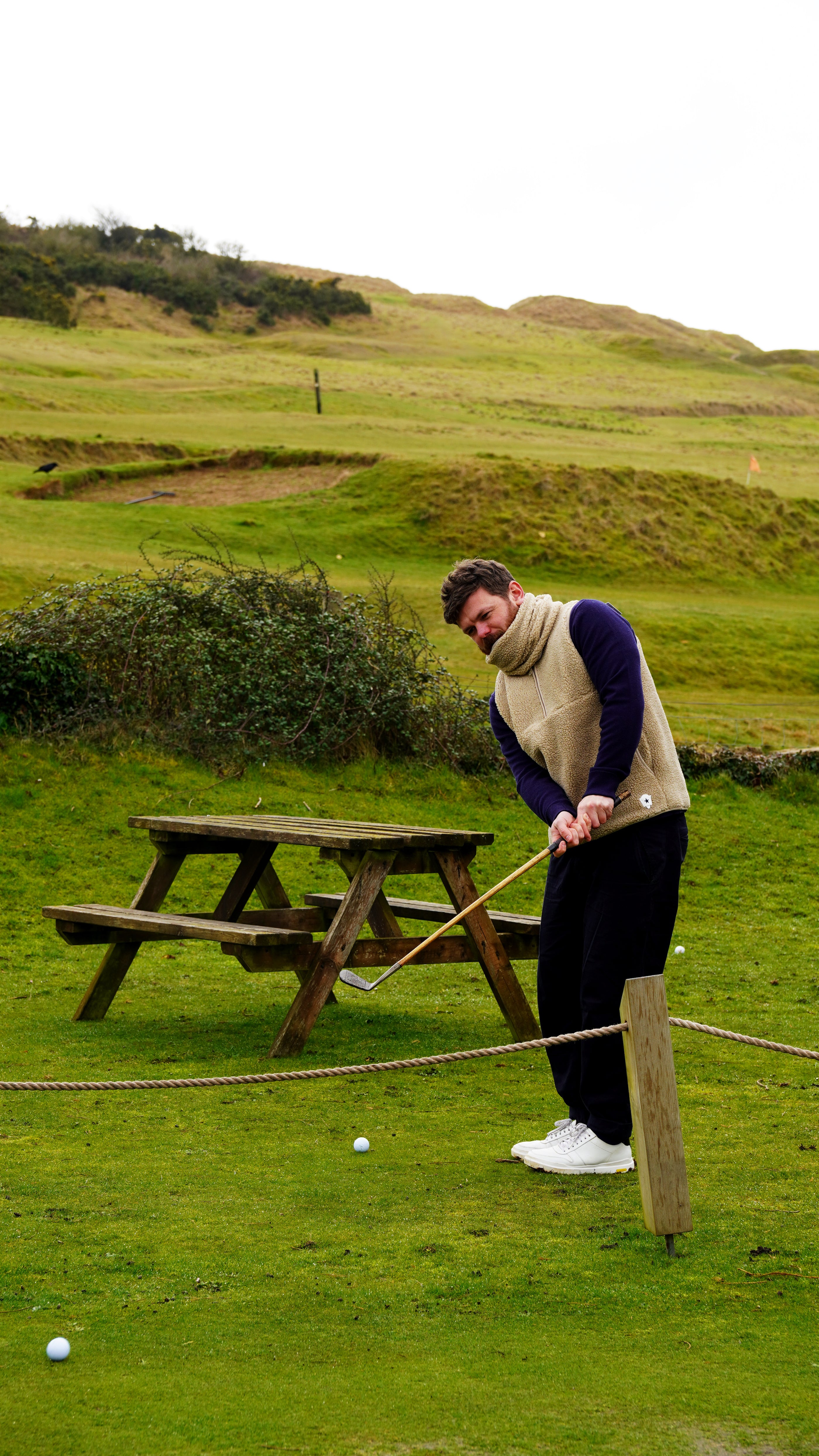 Sounder Golf | Sounder Golf | Accessories | Scarfs | Himalayas Neck Warmer - Oat | Accessories