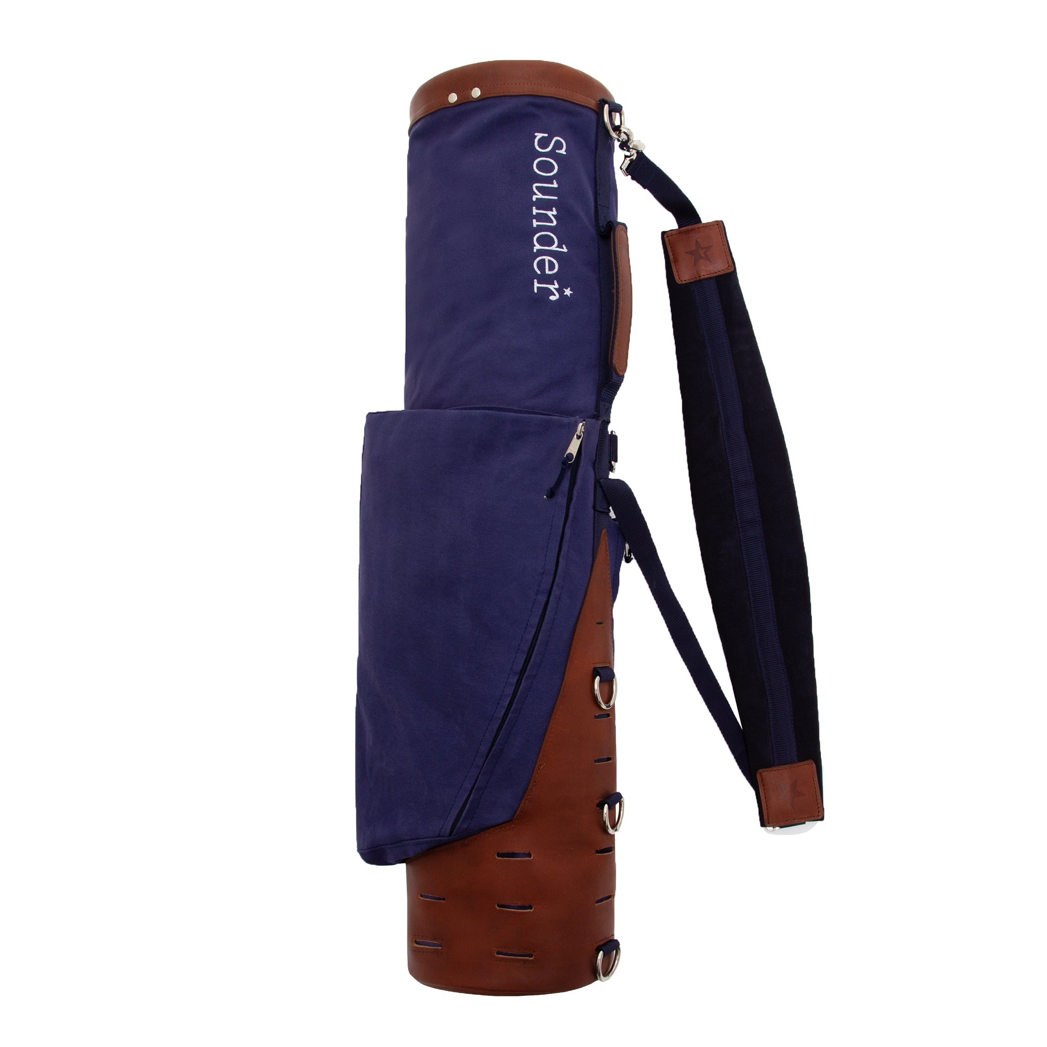 Sounder Golf | Sounder Golf | Golf Bags | The Sounder Golf Bag - Navy / Tan | Bag
