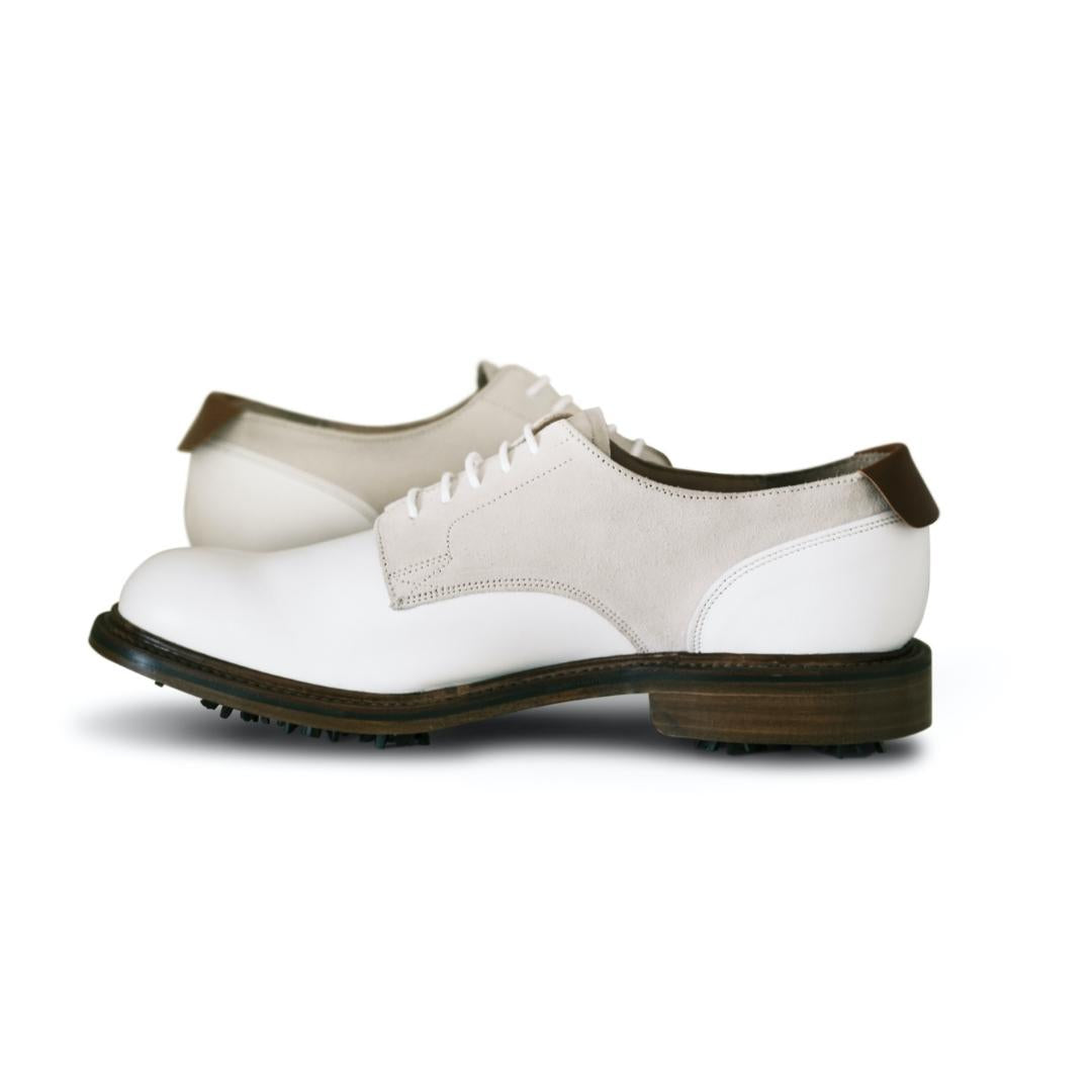Sounder Golf | Sounder Golf | Golf Shoes | The Sounder x Grenson Golf Shoe - White | Shoes