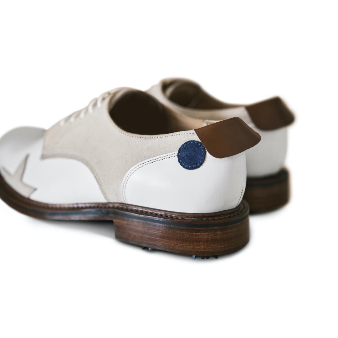 Sounder Golf | Sounder Golf | Golf Shoes | The Sounder x Grenson Golf Shoe - White | Shoes