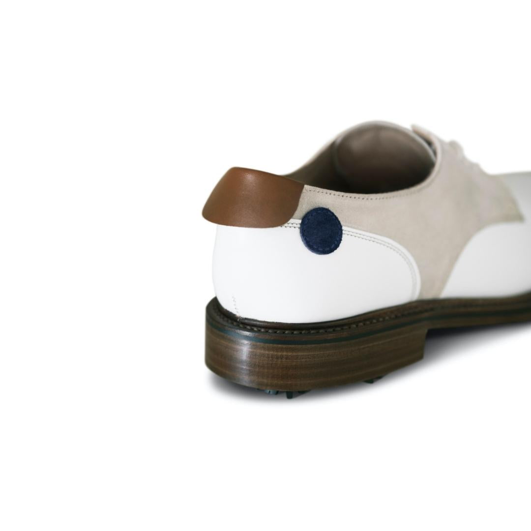 Sounder Golf | Sounder Golf | Golf Shoes | The Sounder x Grenson Golf Shoe - White | Shoes