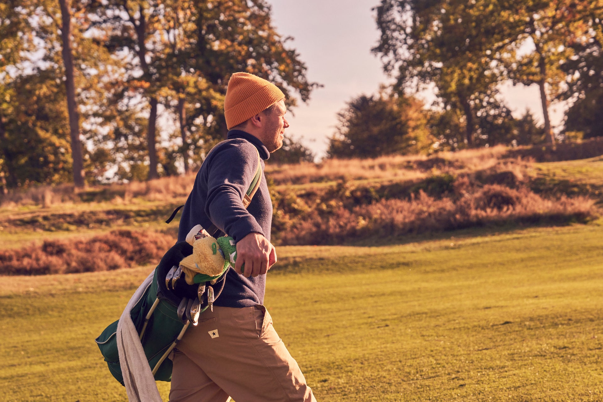 Luxe Star Beanie - Gold