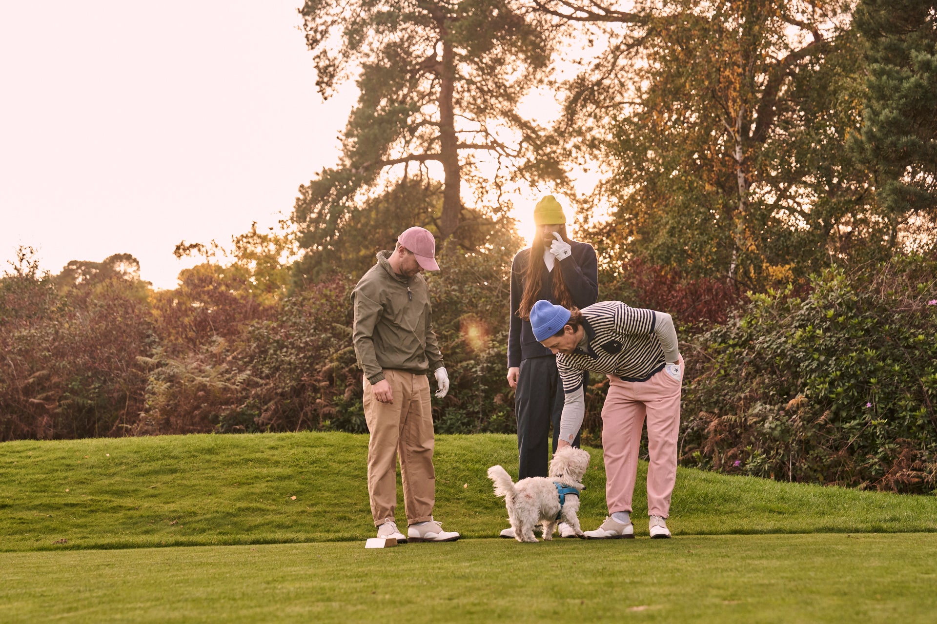 Sounder Golf | Sounder Golf | Clothing | Knits | Eden Knit with Pointelle Star - Light Grey Melange | Knits & Sweats