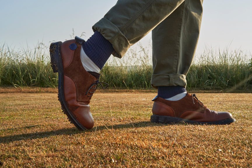 Sounder Golf | Sounder Golf | Golf Shoes | The Sounder x Grenson Golf Shoe - Tan | Shoes