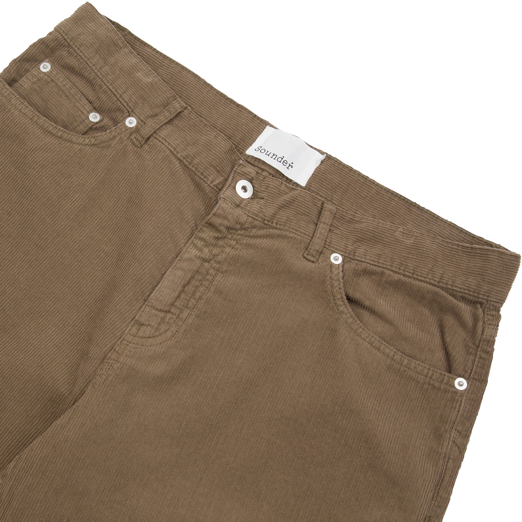Sounder Golf | Sounder Golf | Clothing | Trousers | Clubhouse Five Pocket Cord - Khaki | Trousers & Shorts