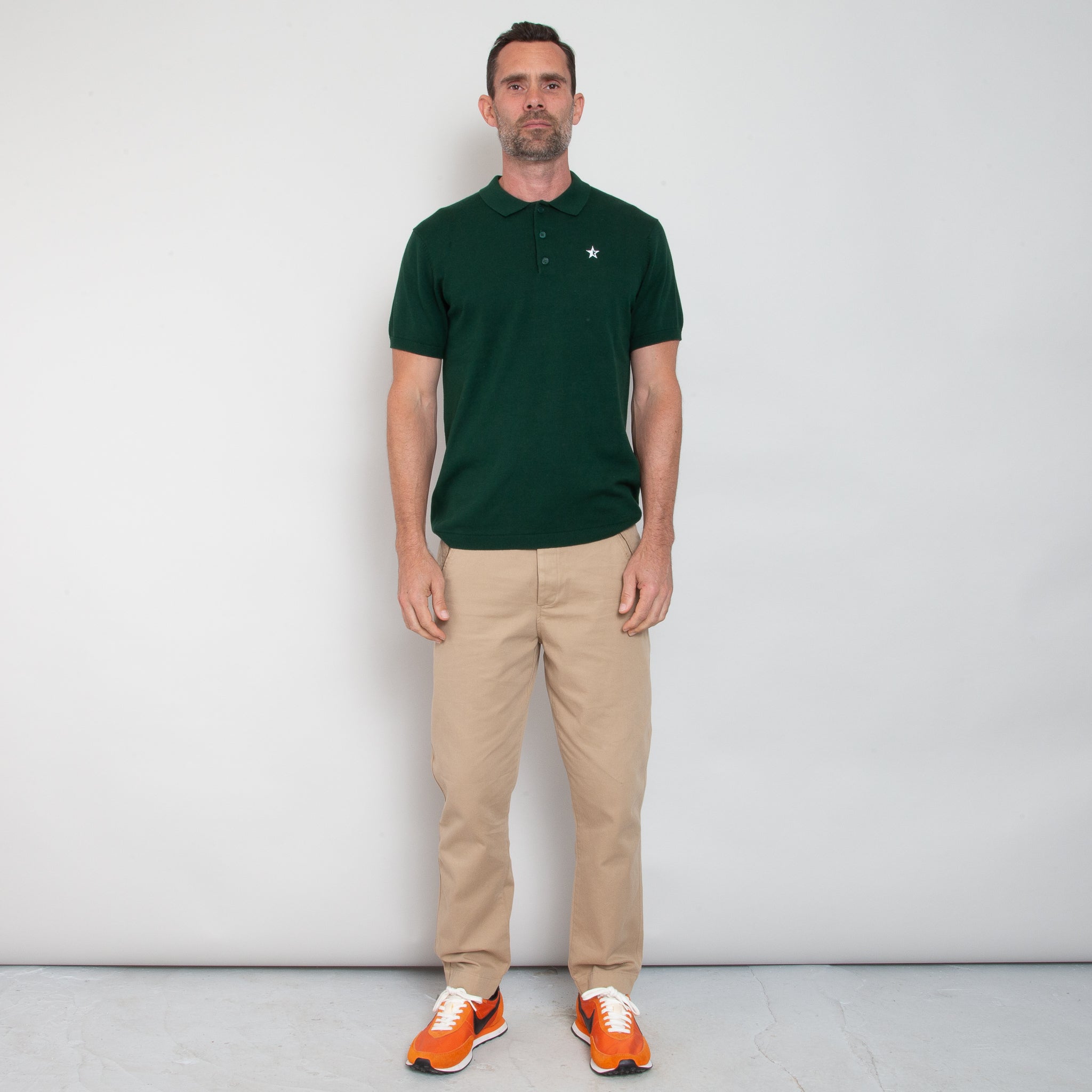 Sounder Golf | Sounder Golf | Polos | Play Well Knitted Polo - Pine | Polos