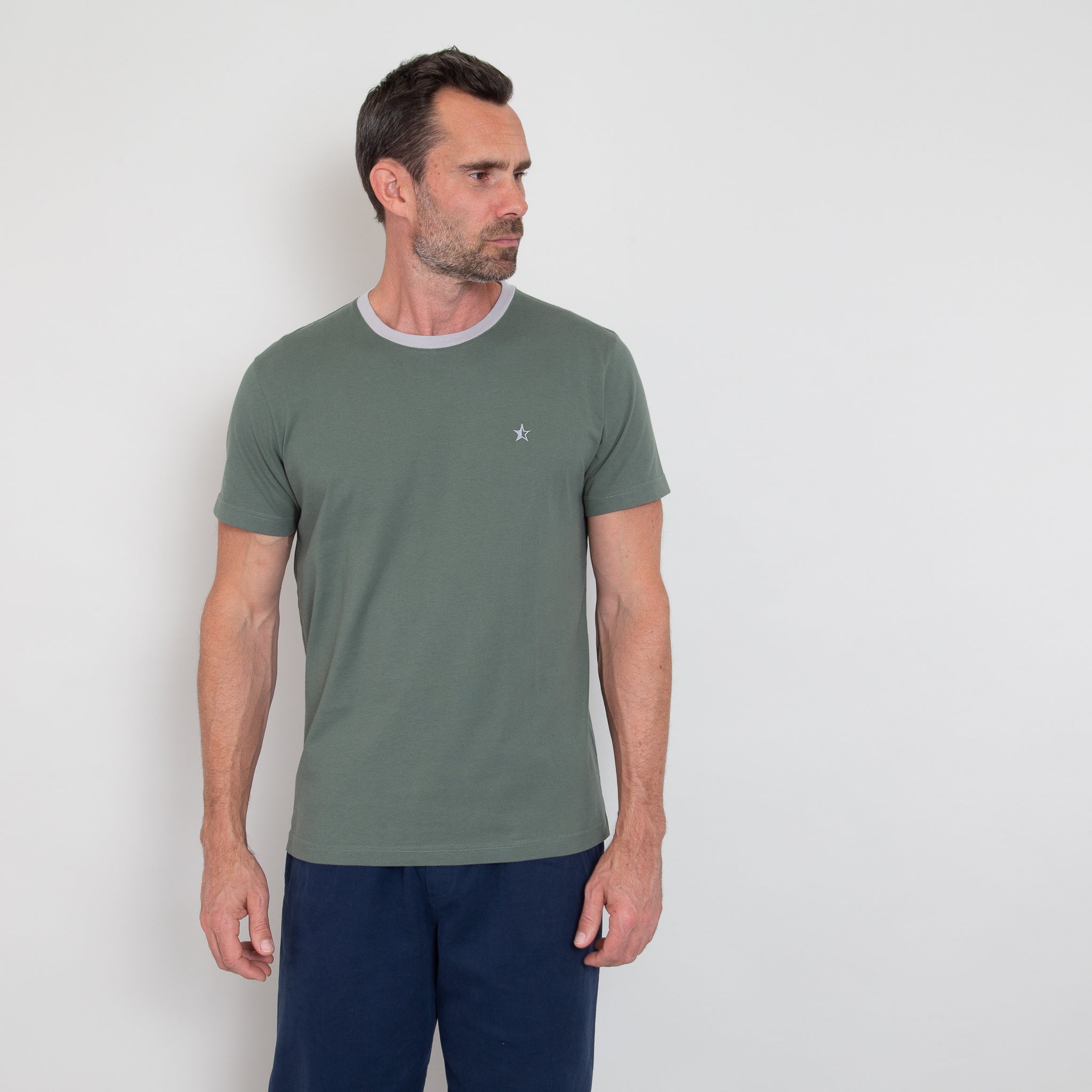 Sounder Golf | Sounder Golf | T-Shirts | Classic Star T-shirt - Olive | T-Shirts & Shirts