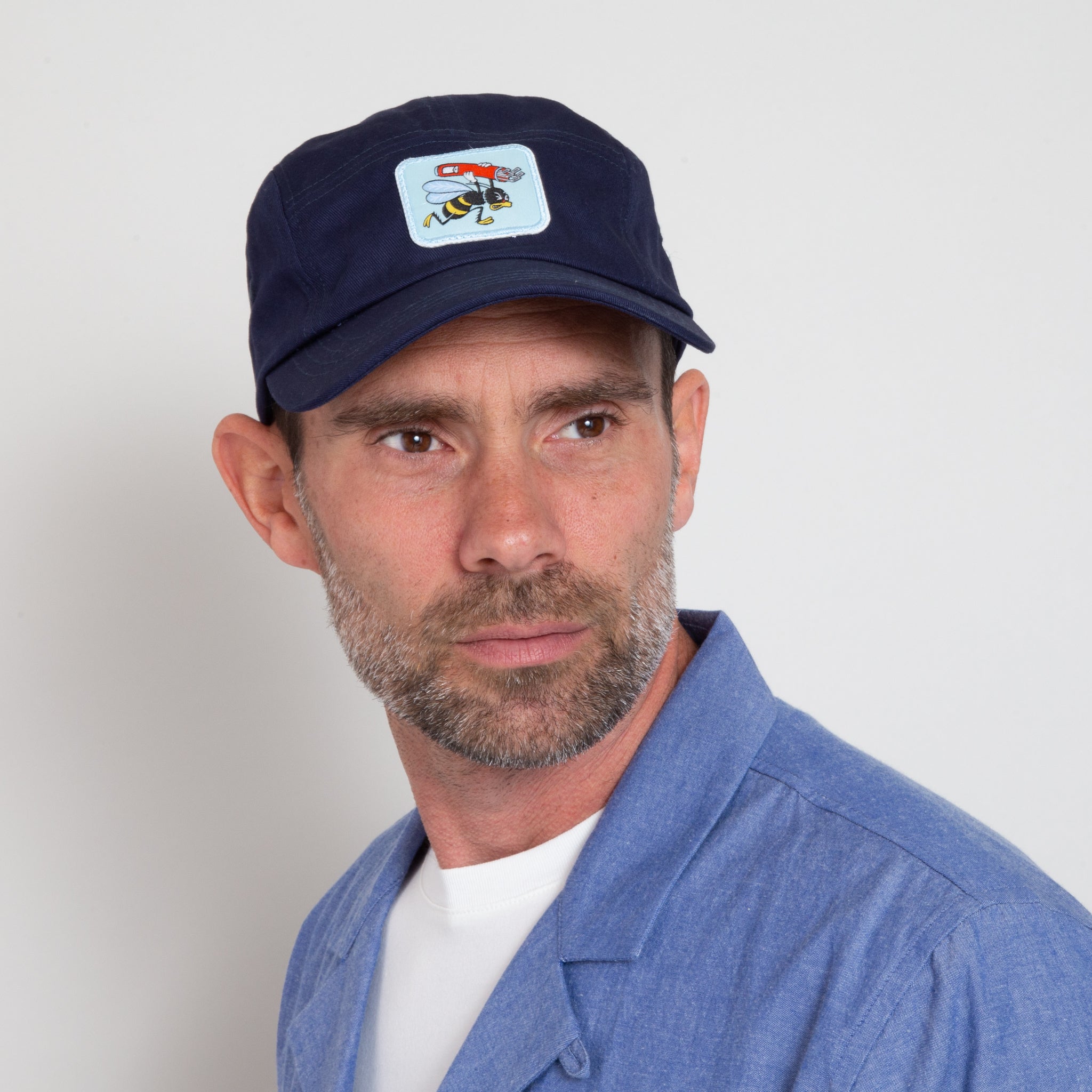 Sounder x Random Golf Club Five Panel Cap in Navy