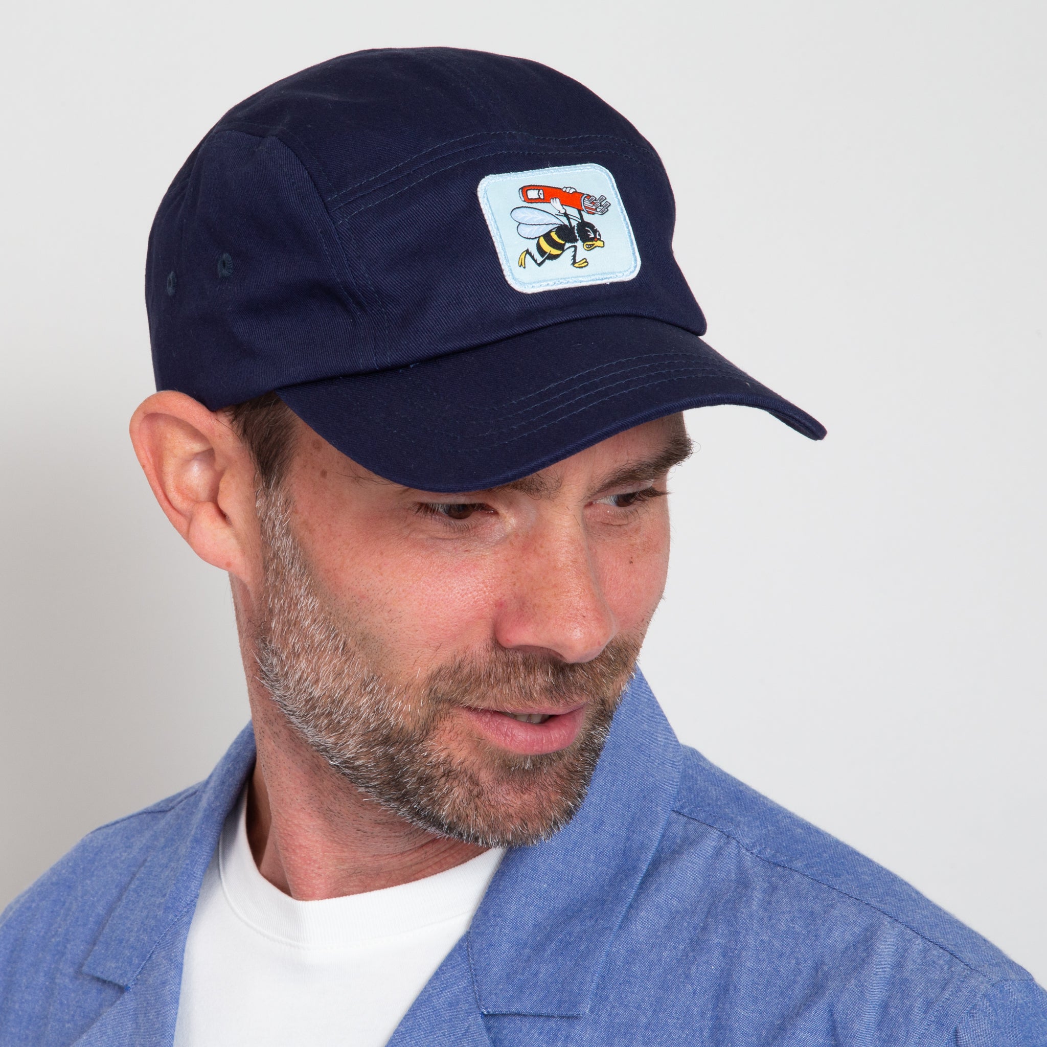 Sounder x Random Golf Club Five Panel Cap in Navy