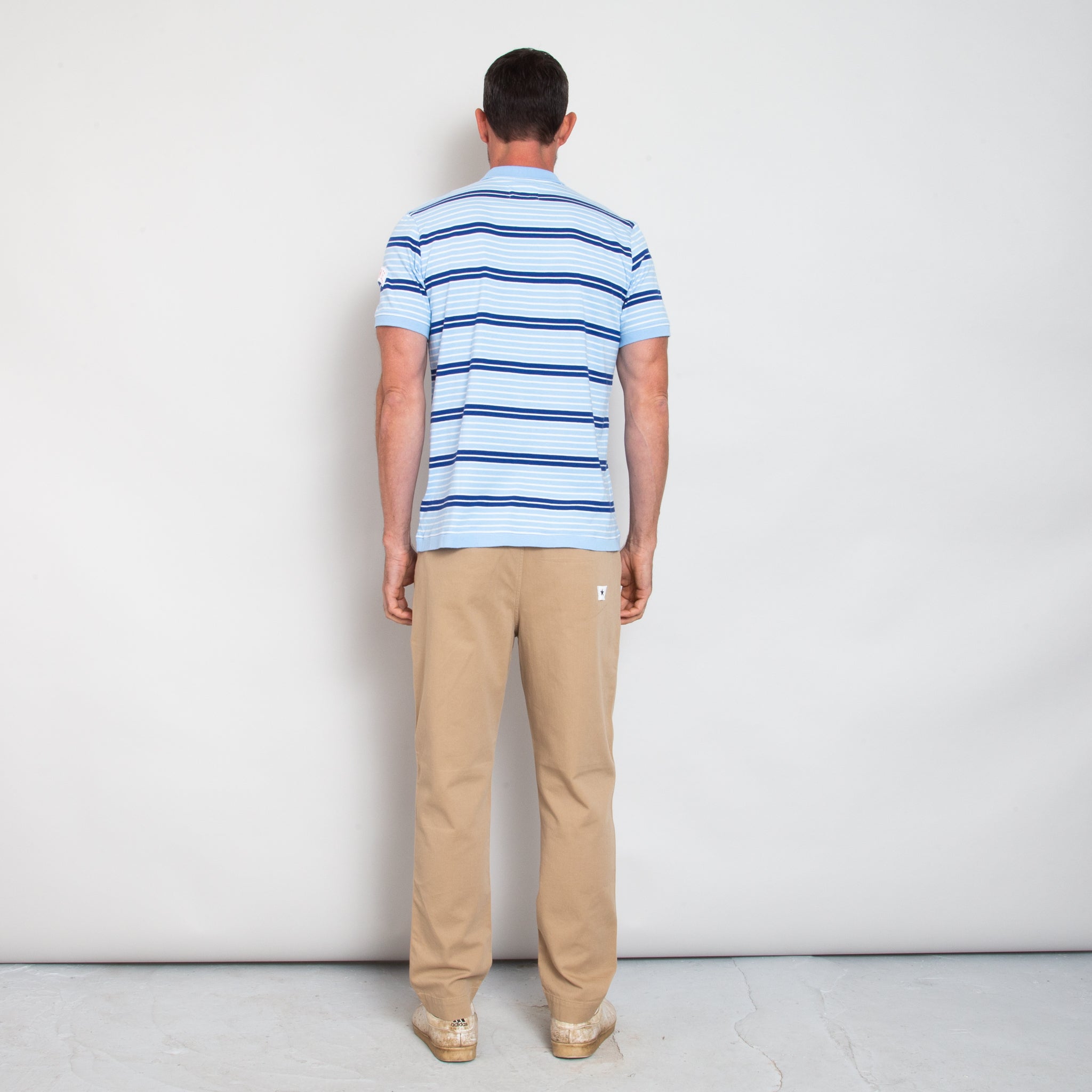 Sounder Golf | Sounder Golf | Clothing | Polos | Sounder x Random Golf Club Monterey Polo - Sky Blue and Indigo | T-Shirts & Shirts