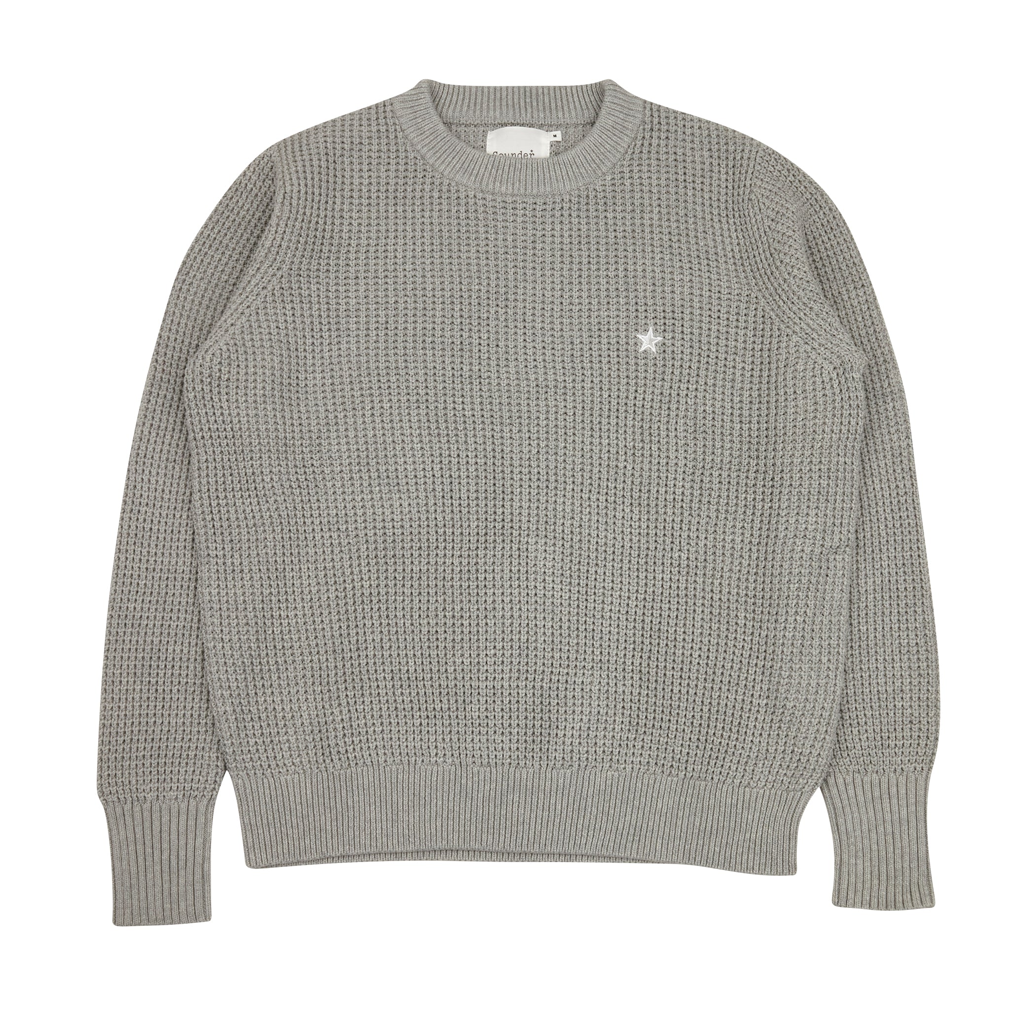 Sounder Golf | Sounder Golf | Knits | Chunky Knit - Light Grey Melange | Knits & Sweats