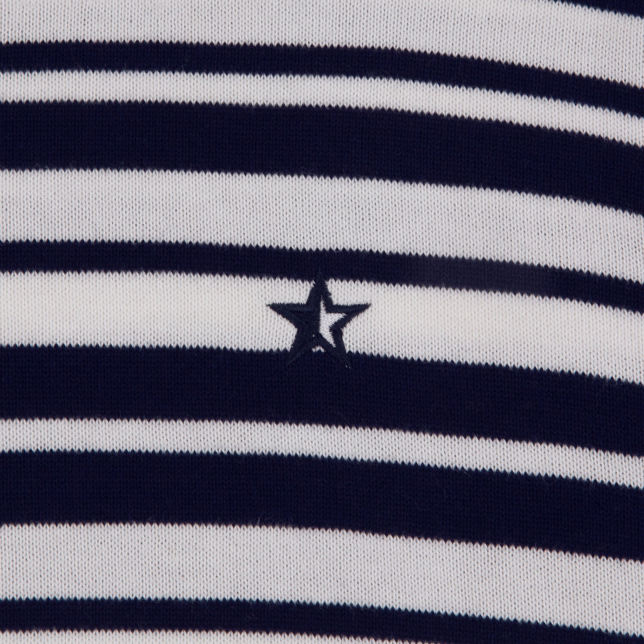 Sounder Golf | Sounder Golf | Clothing | Knits | Cosmos Knit - Deep Navy and Off White Stripe | Knits & Sweats