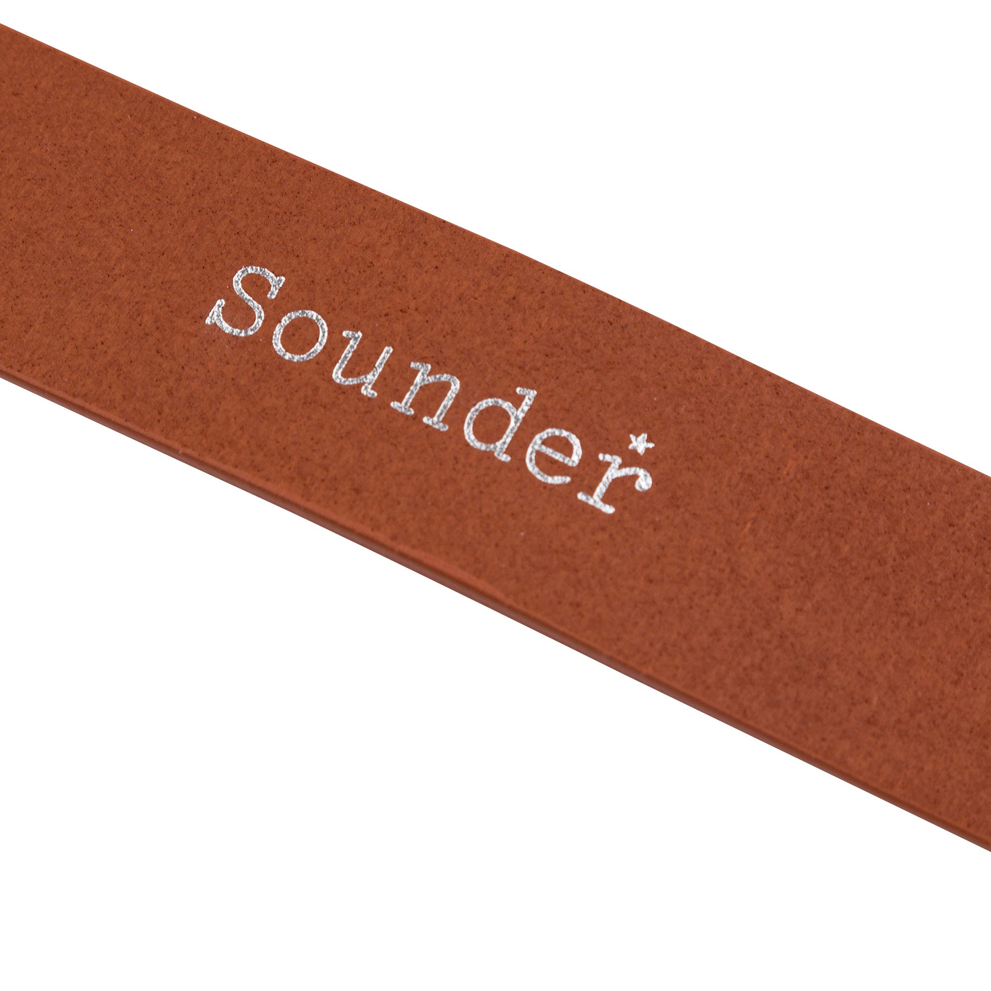 Sounder Golf | Sounder Golf | Accessories | Belts | Star Leather Belt Warm Tan | Leather